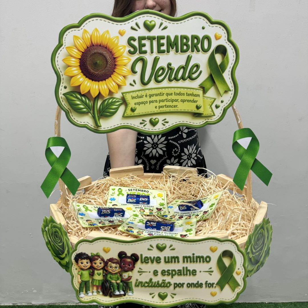 💚✨ CESTA + LEMBRANCINHA – SETEMBRO VERDE
