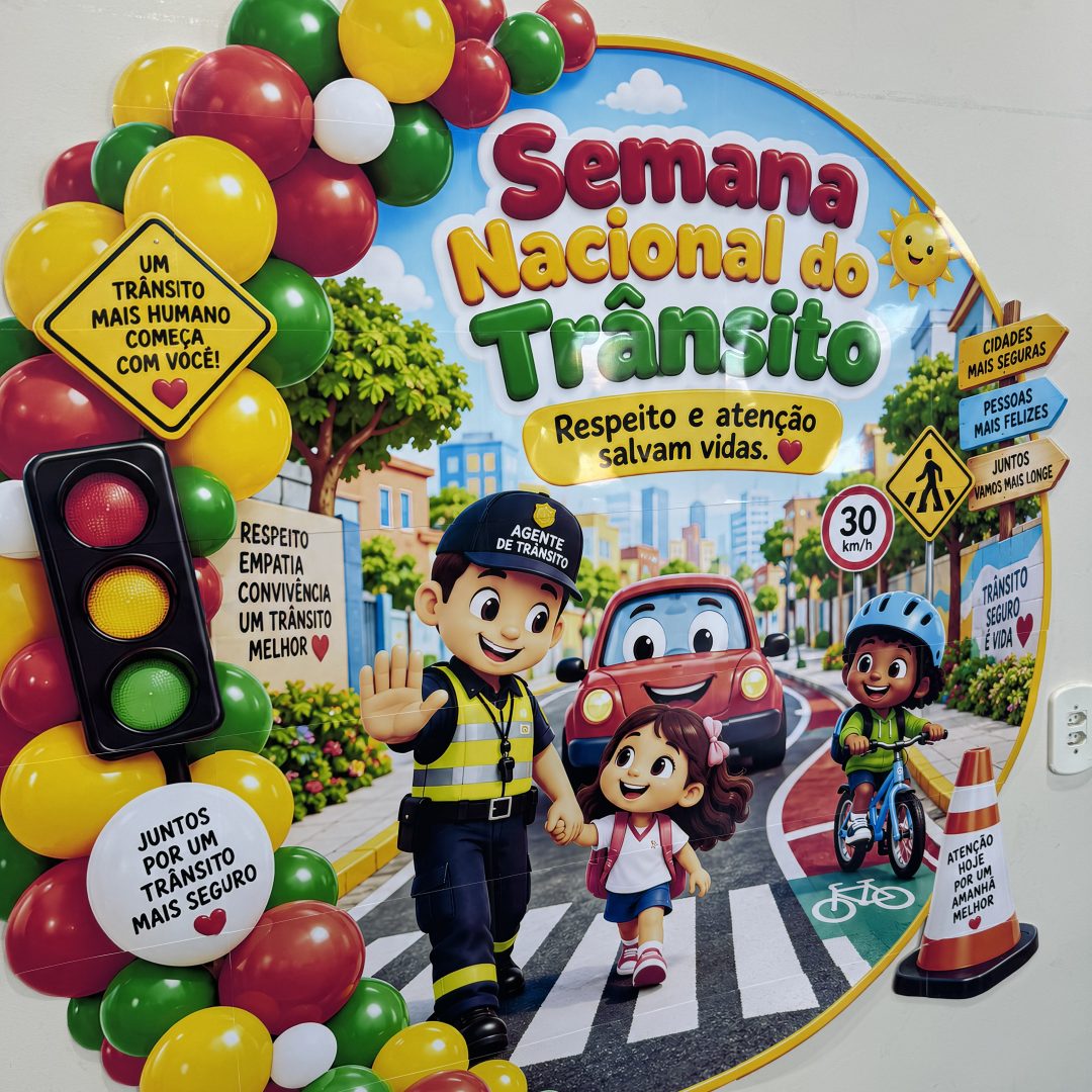 🚦✨ CARTAZ – SEMANA NACIONAL DO TRÂNSITO