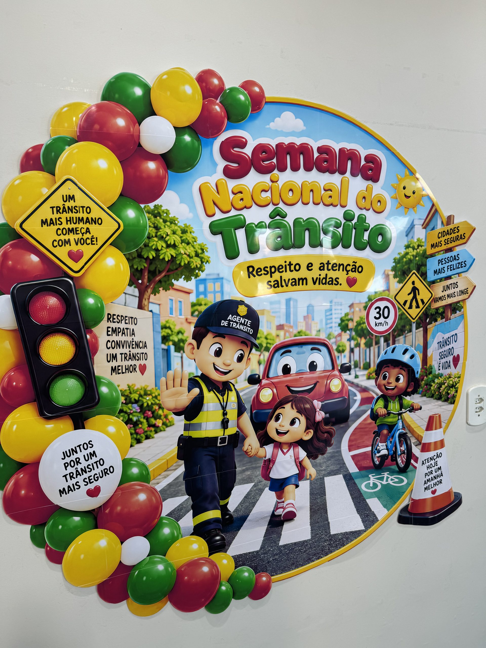 🚦✨ CARTAZ – SEMANA NACIONAL DO TRÂNSITO