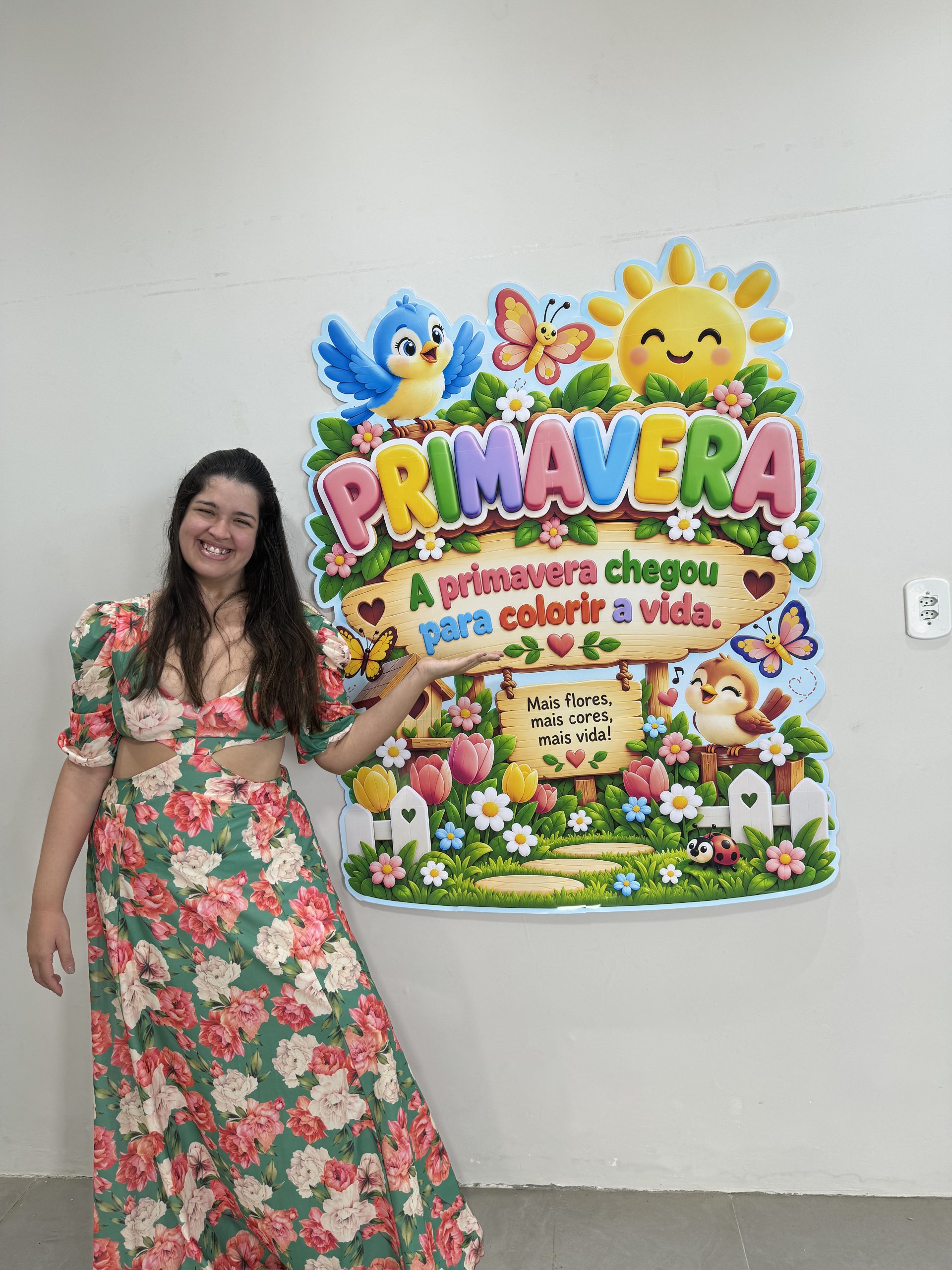 🌸✨ CARTAZ – A PRIMAVERA CHEGOU PARA COLORIR A VIDA