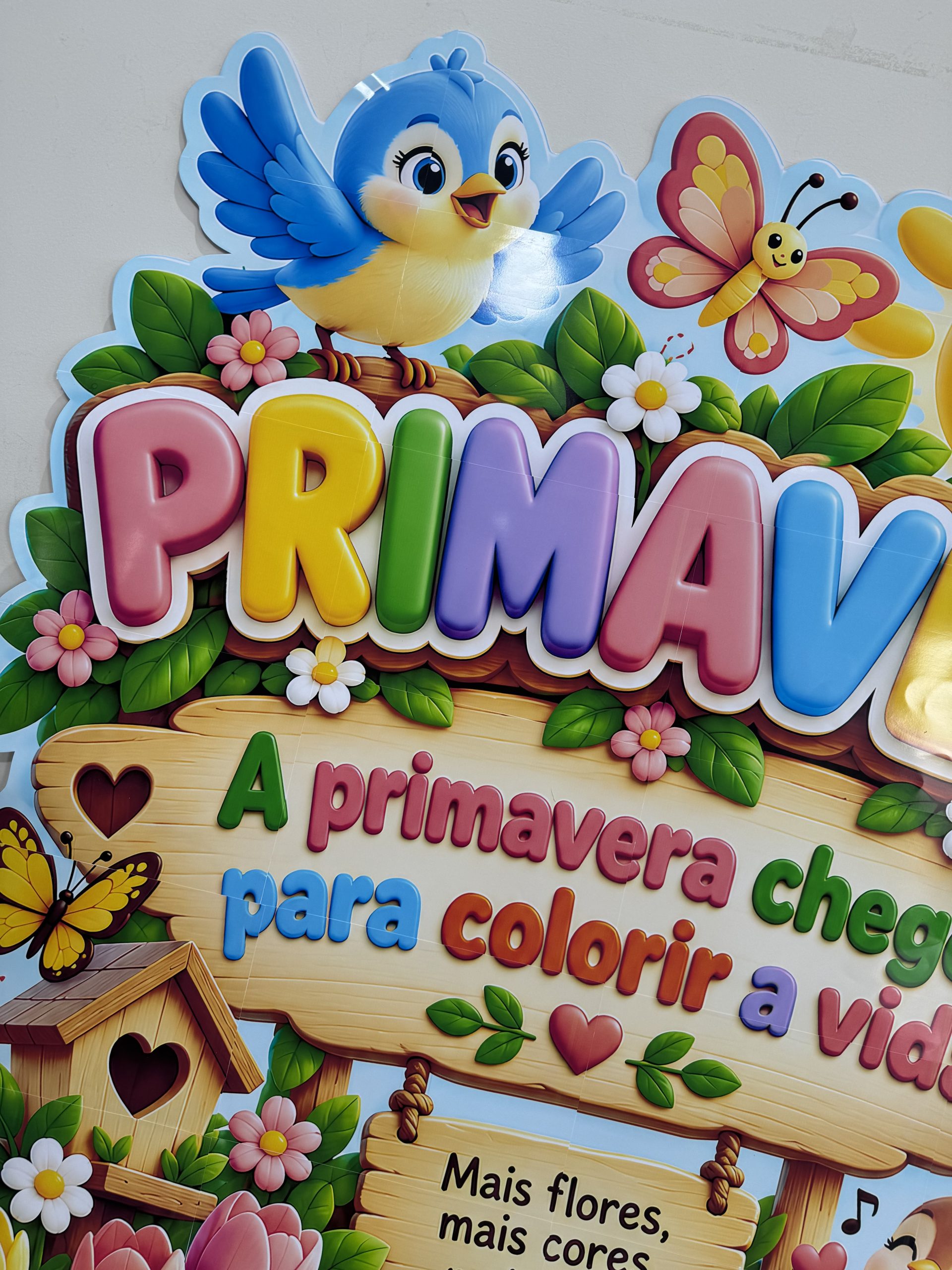🌸✨ CARTAZ – A PRIMAVERA CHEGOU PARA COLORIR A VIDA - Imagem 4