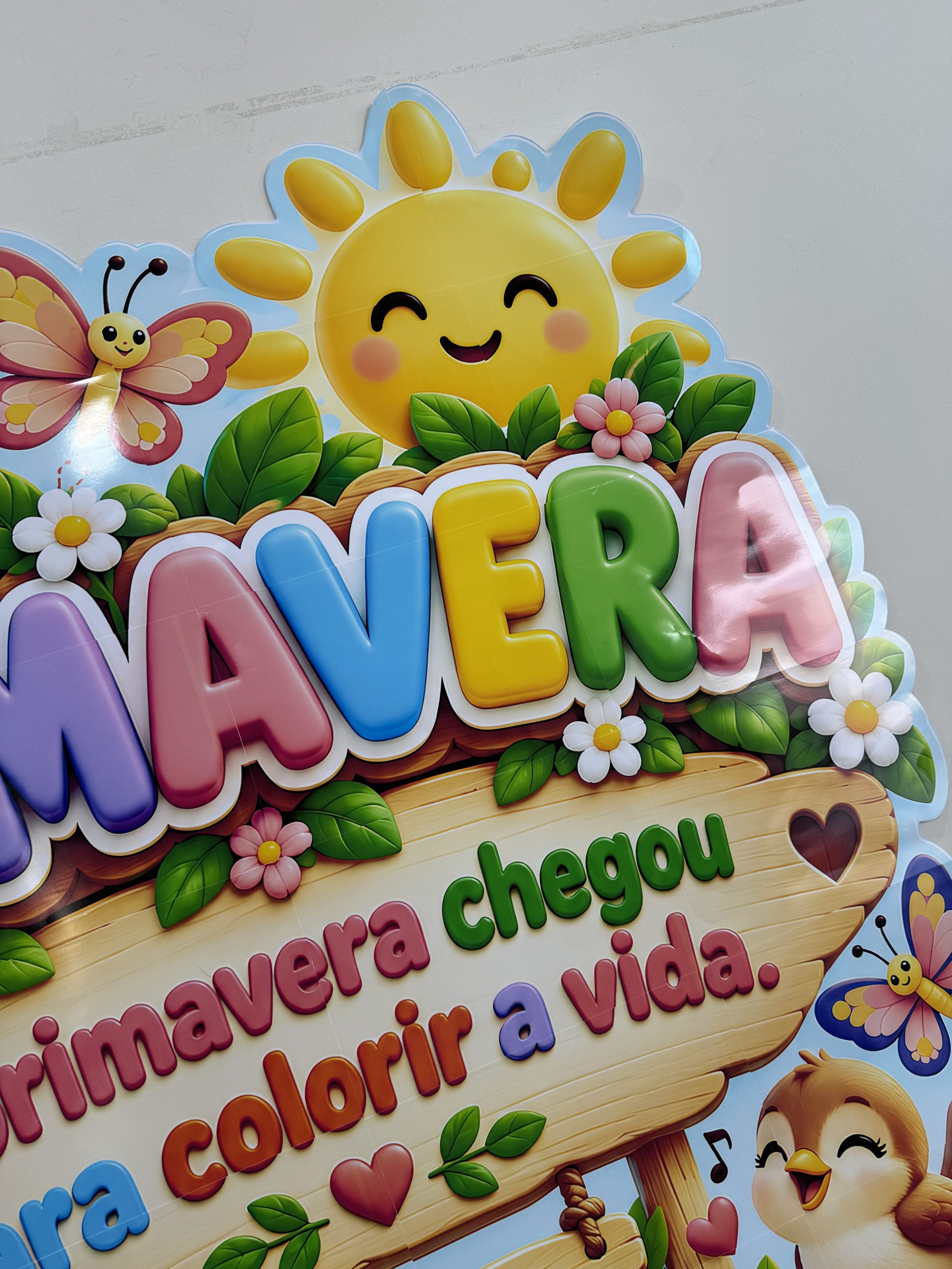 🌸✨ CARTAZ – A PRIMAVERA CHEGOU PARA COLORIR A VIDA - Imagem 5