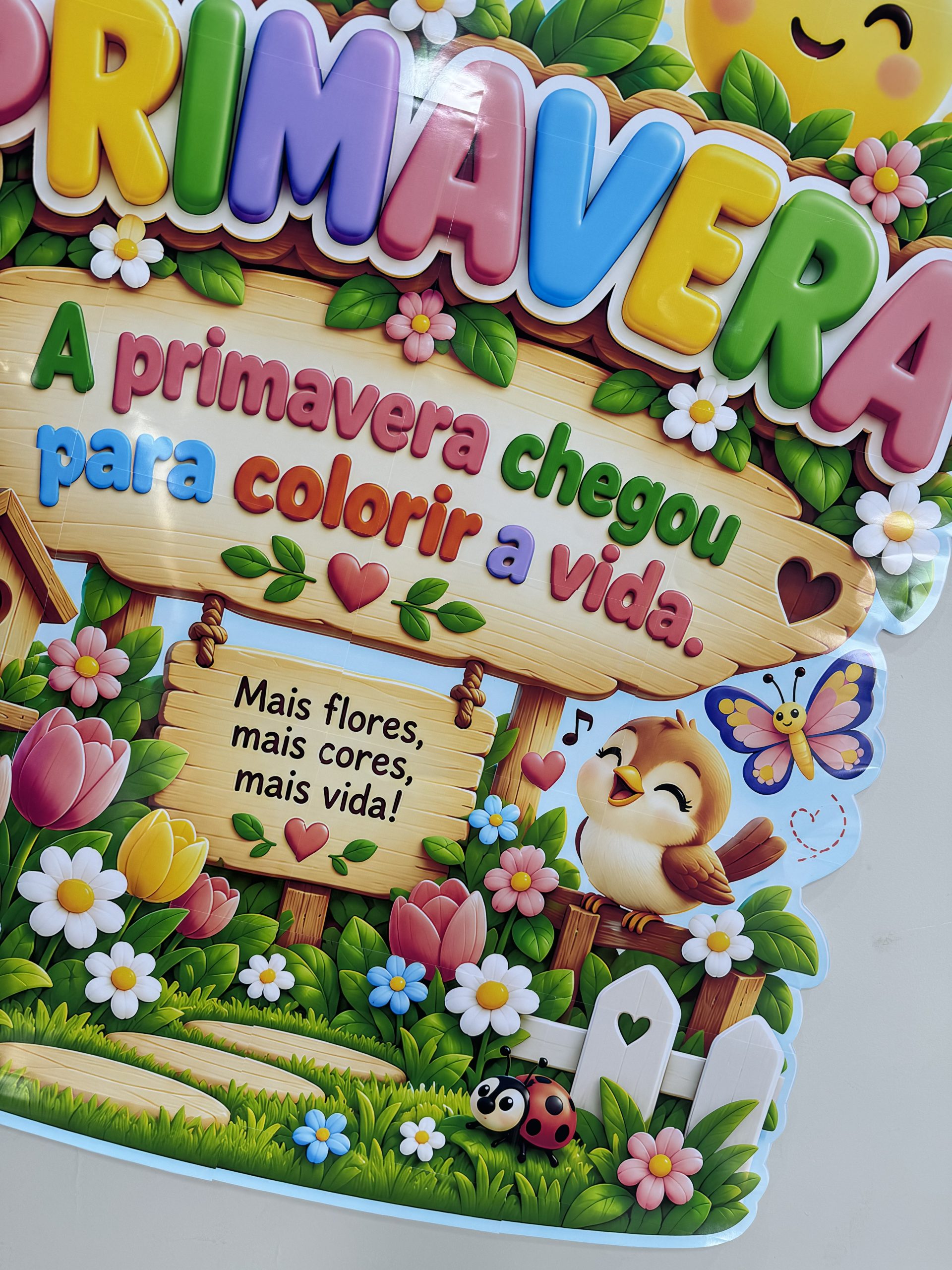 🌸✨ CARTAZ – A PRIMAVERA CHEGOU PARA COLORIR A VIDA - Imagem 6