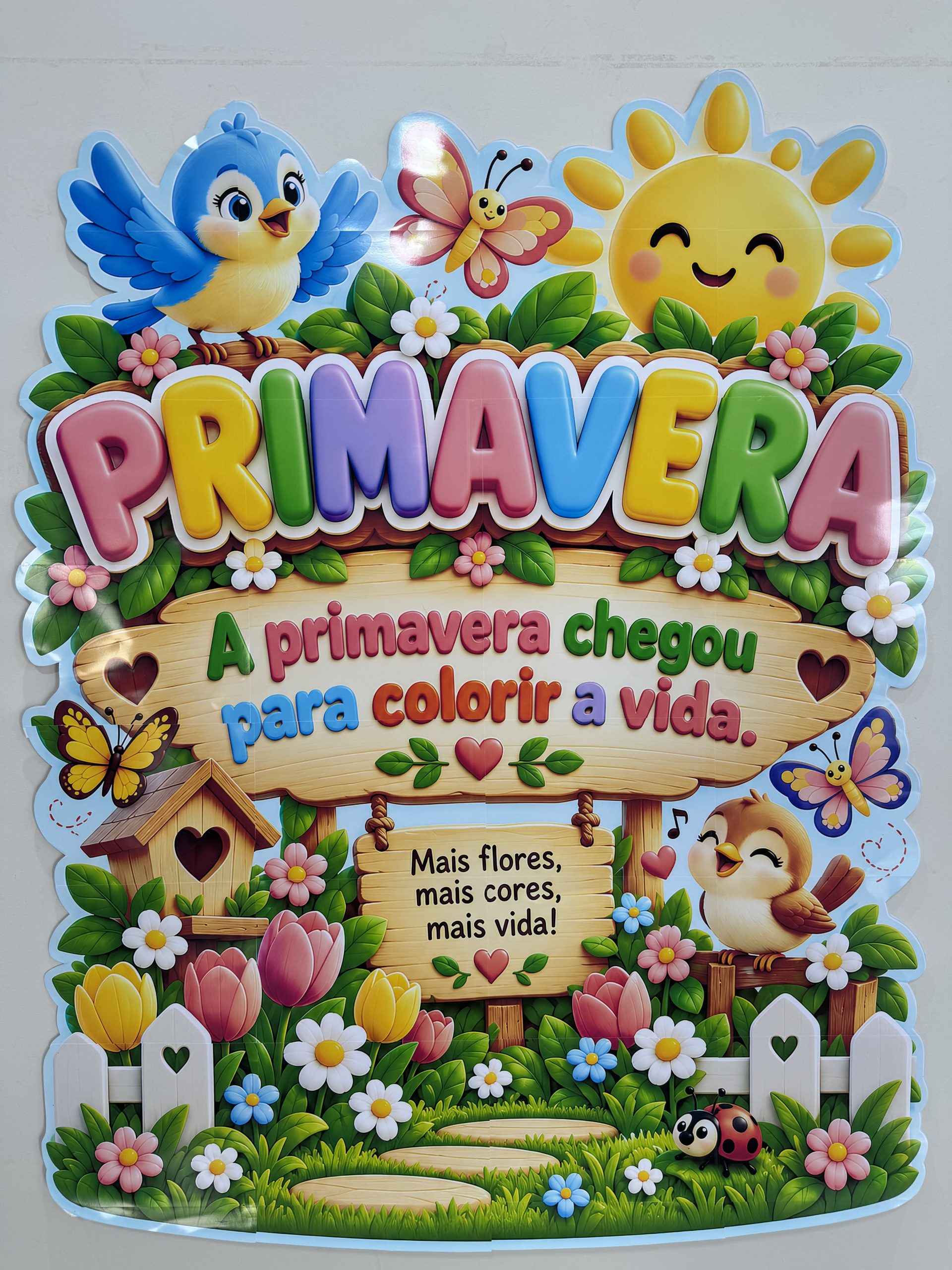 🌸✨ CARTAZ – A PRIMAVERA CHEGOU PARA COLORIR A VIDA - Imagem 8