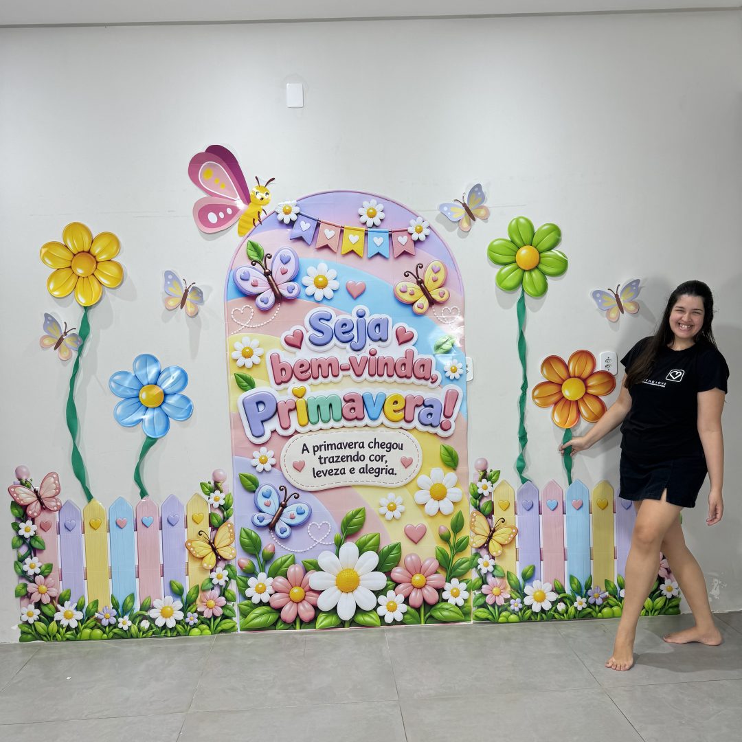🌸✨ PAINEL – FLORES DE PRIMAVERA