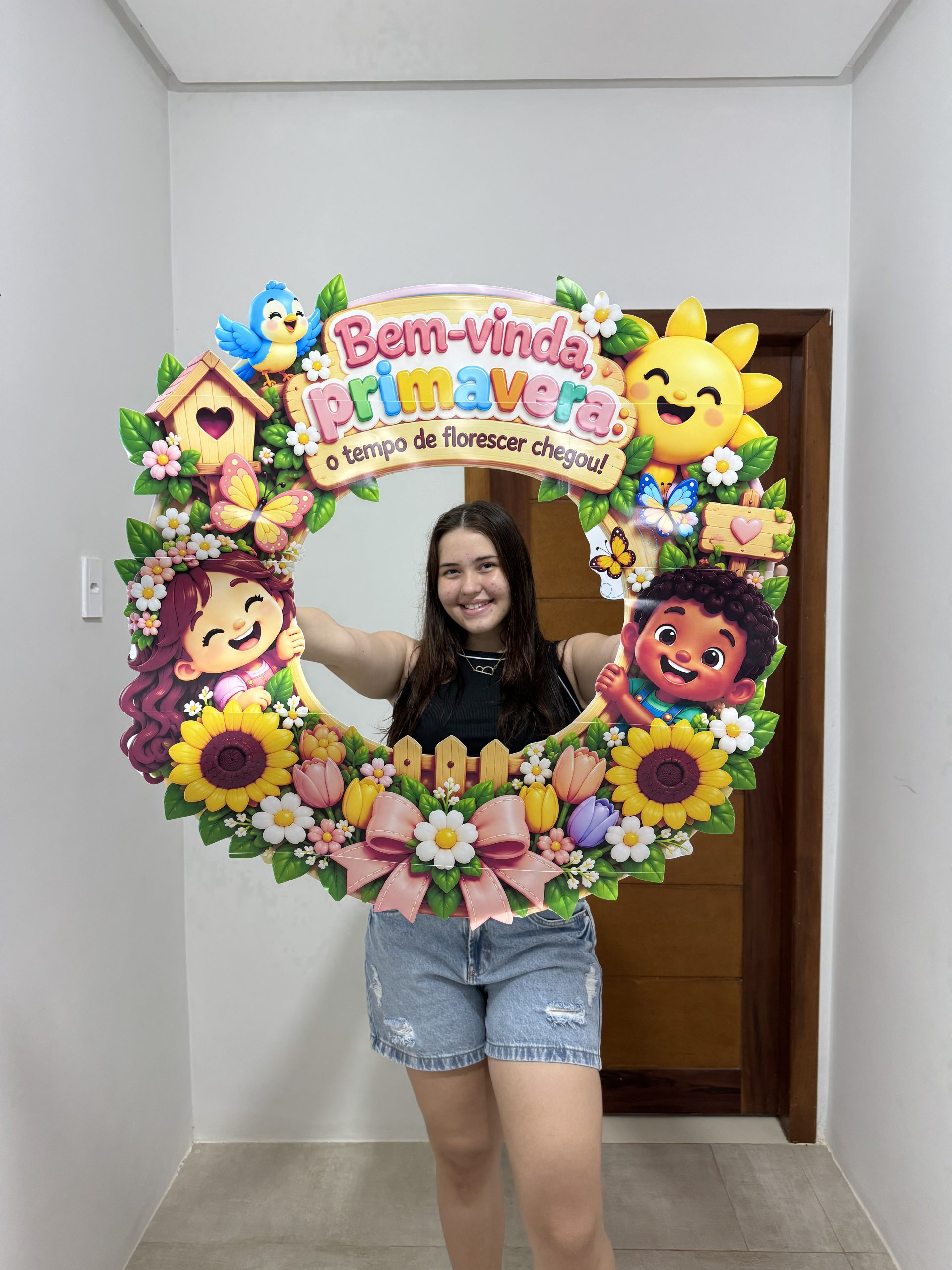 🌸✨ MOLDURA PARA FOTO – PRIMAVERA CHEGOU - Imagem 5