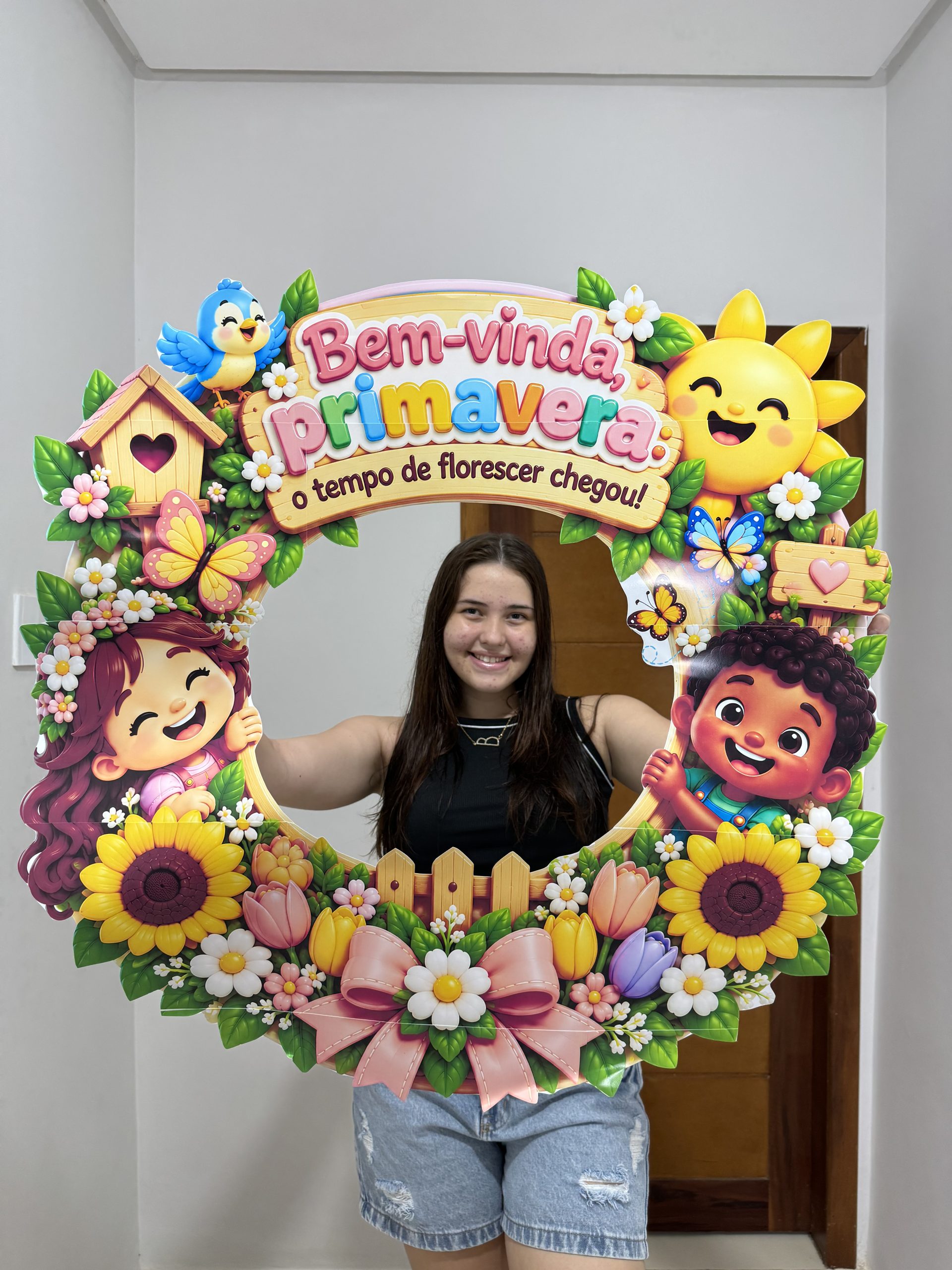 🌸✨ MOLDURA PARA FOTO – PRIMAVERA CHEGOU - Imagem 6