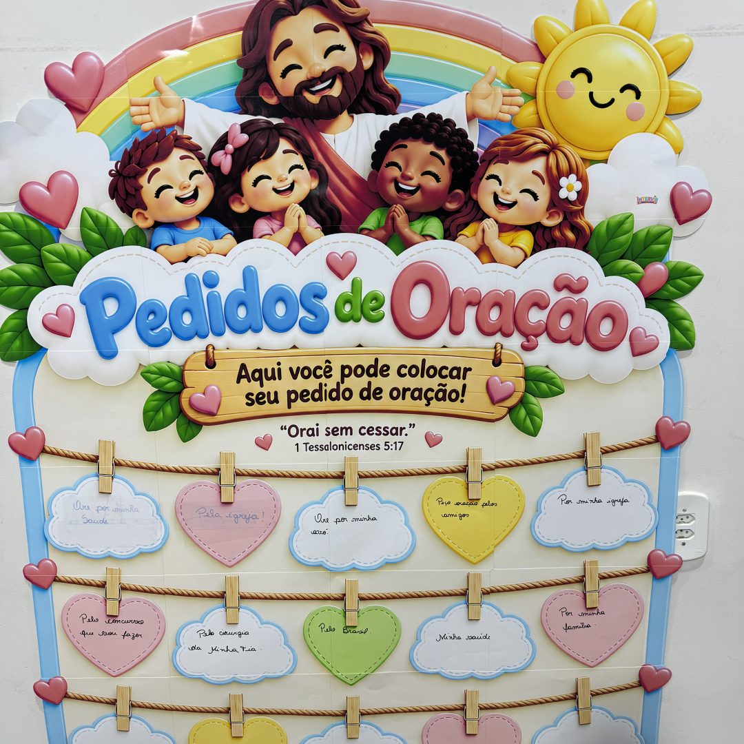 🙏✨ CARTAZ – PEDIDOS DE ORAÇÃO