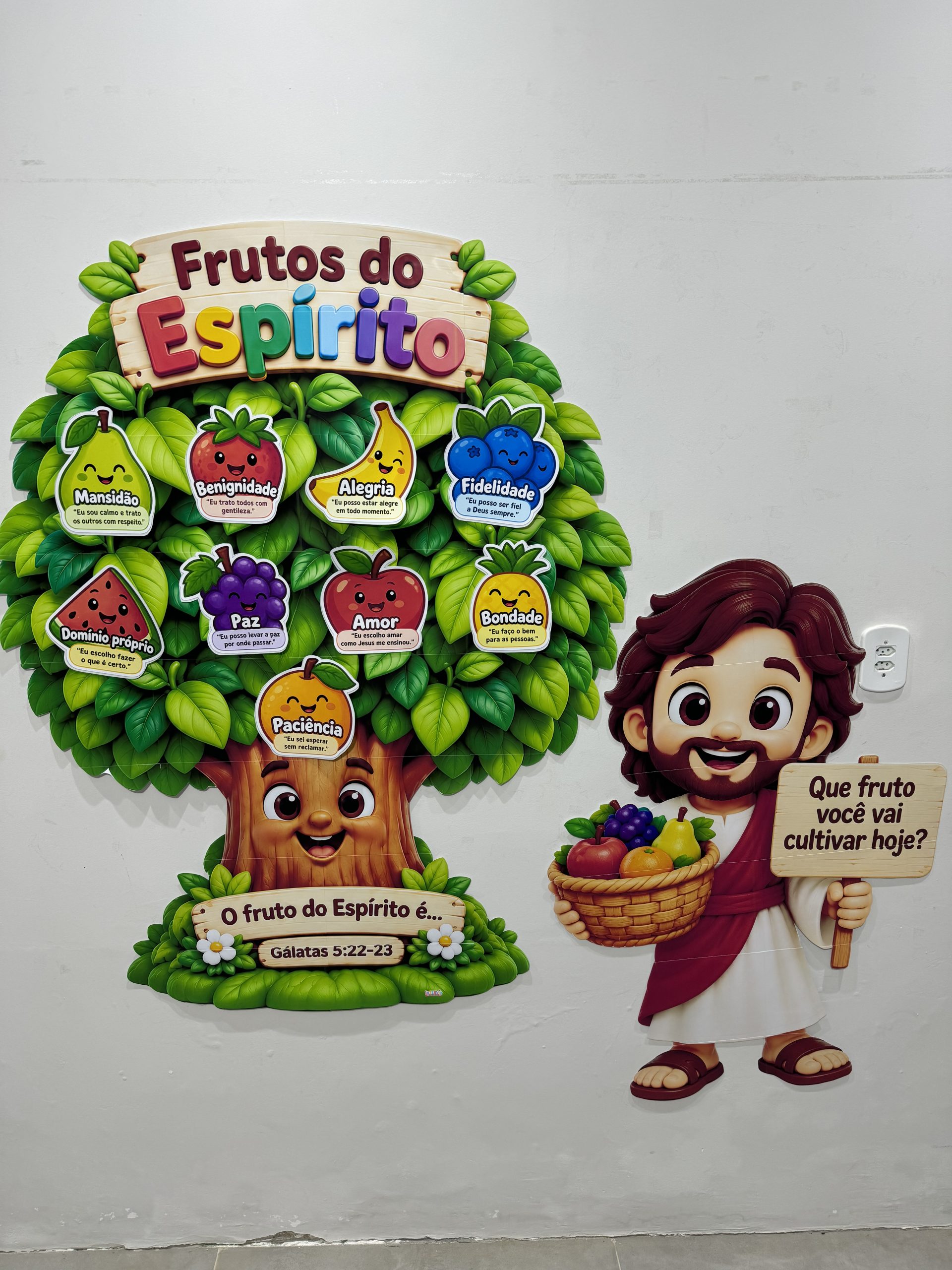 🌳🍇 ÁRVORE INTERATIVA – FRUTOS DO ESPÍRITO