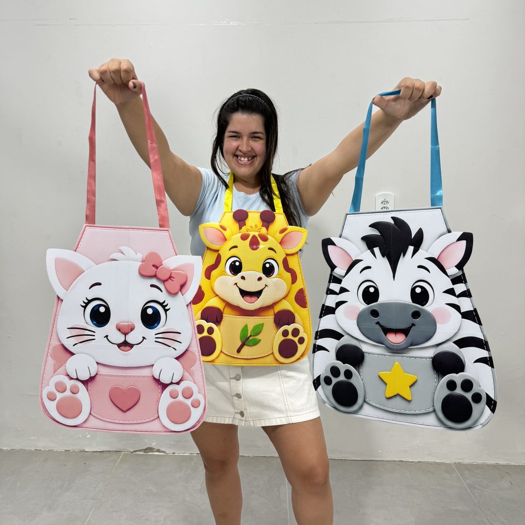 🐾✨ KIT COM 12 AVENTAIS DOS ANIMAIS
