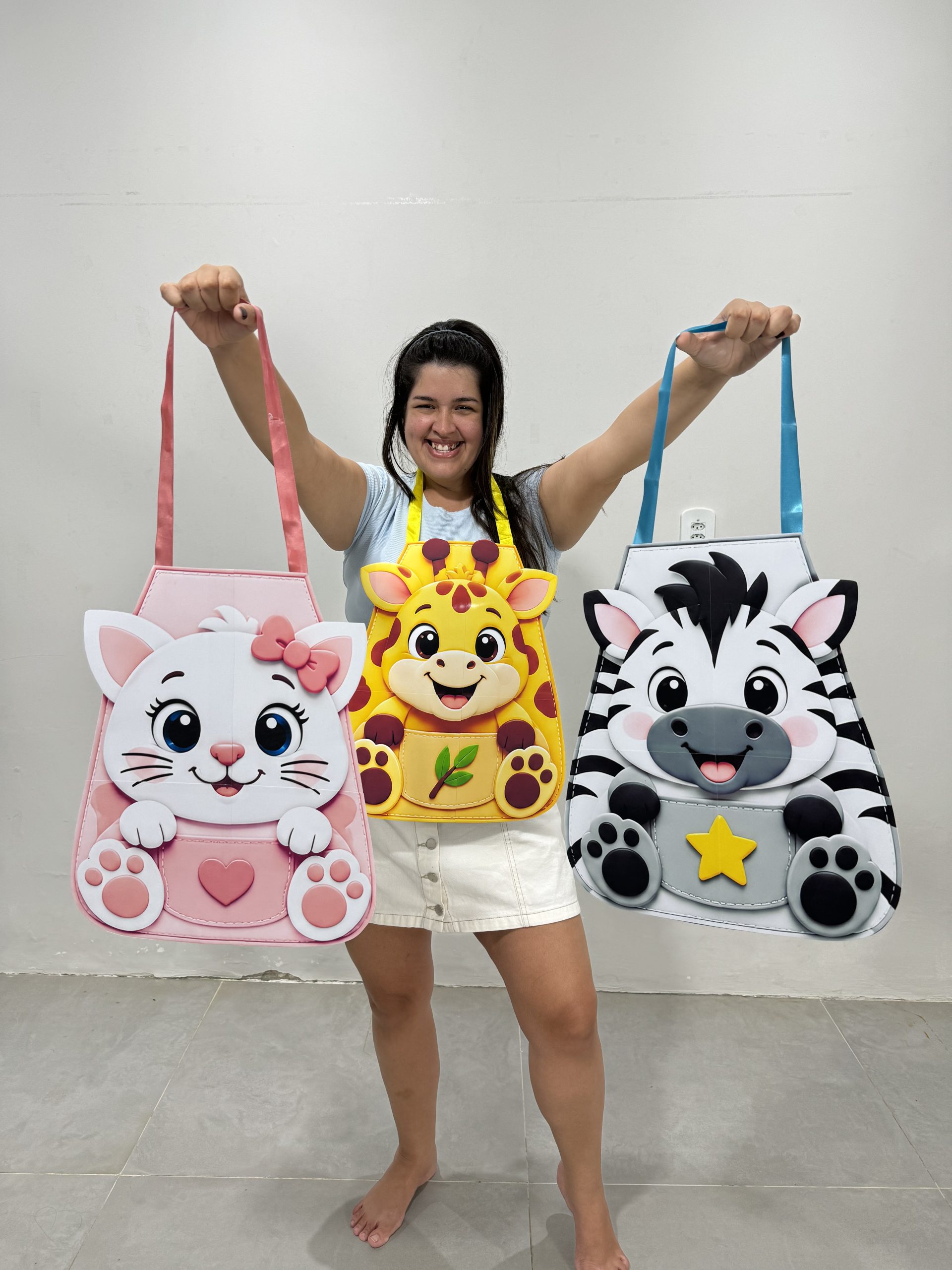 🐾✨ KIT COM 12 AVENTAIS DOS ANIMAIS
