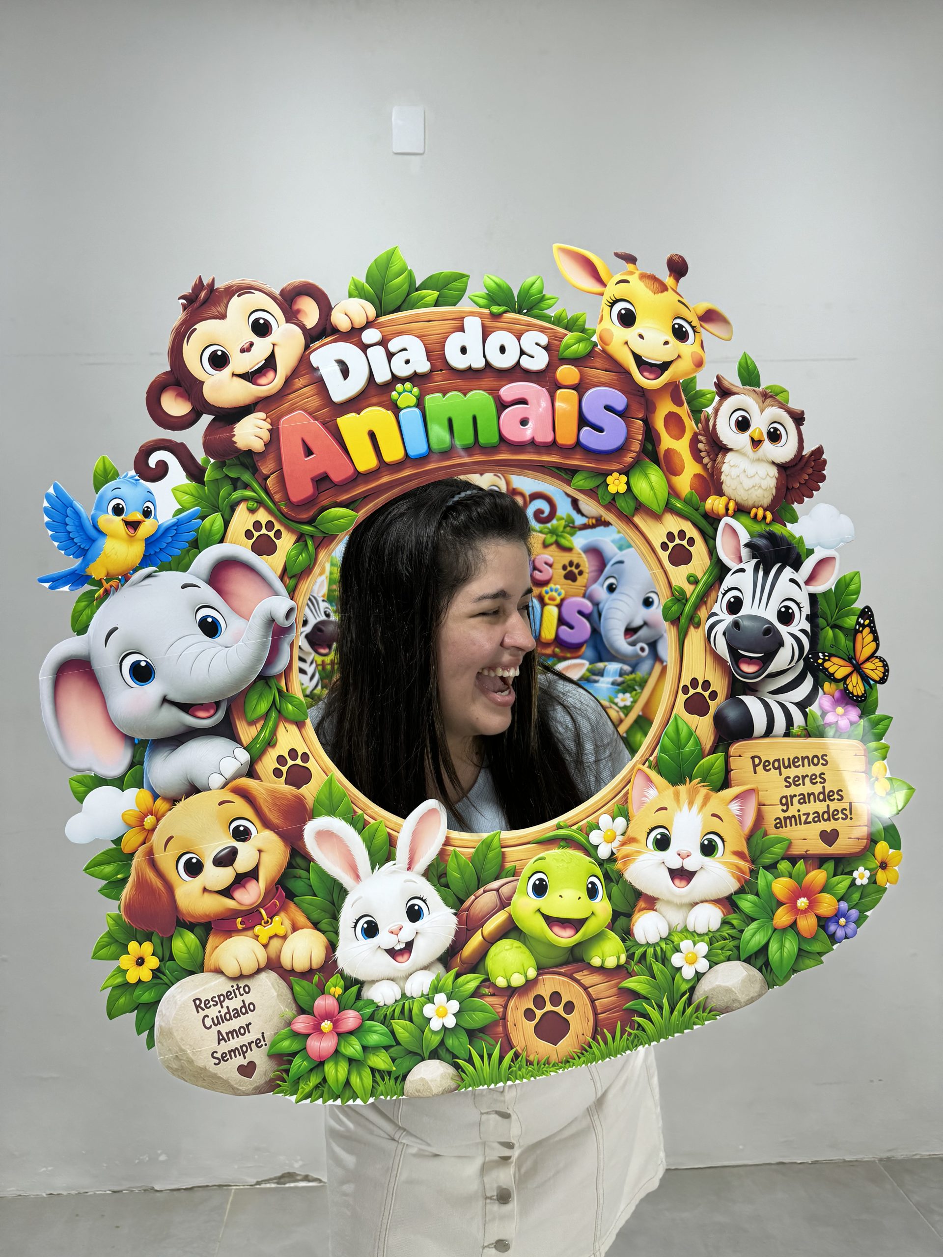 🐾📸 MOLDURA PARA FOTO – DIA DOS ANIMAIS - Imagem 2