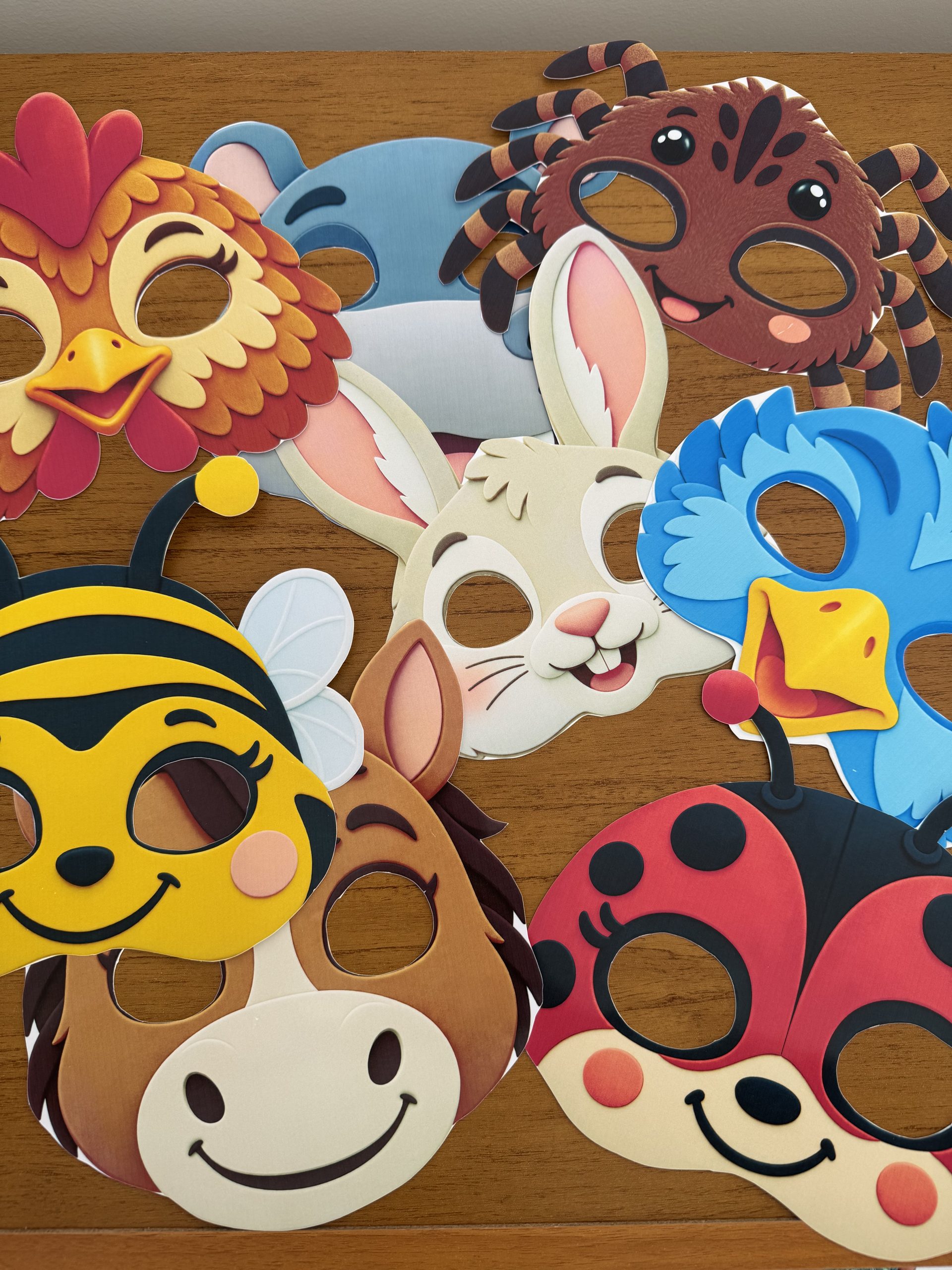🎭🐾 KIT MÁSCARAS DOS ANIMAIS - Imagem 2