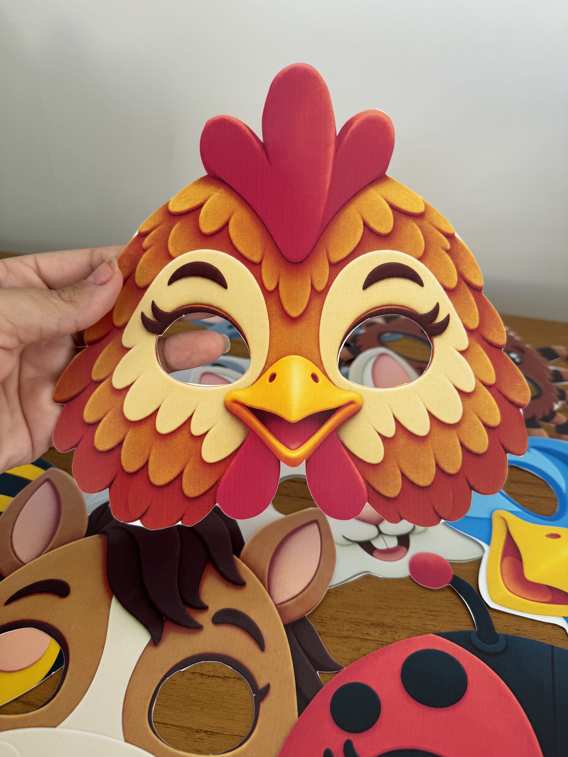 🎭🐾 KIT MÁSCARAS DOS ANIMAIS - Imagem 6