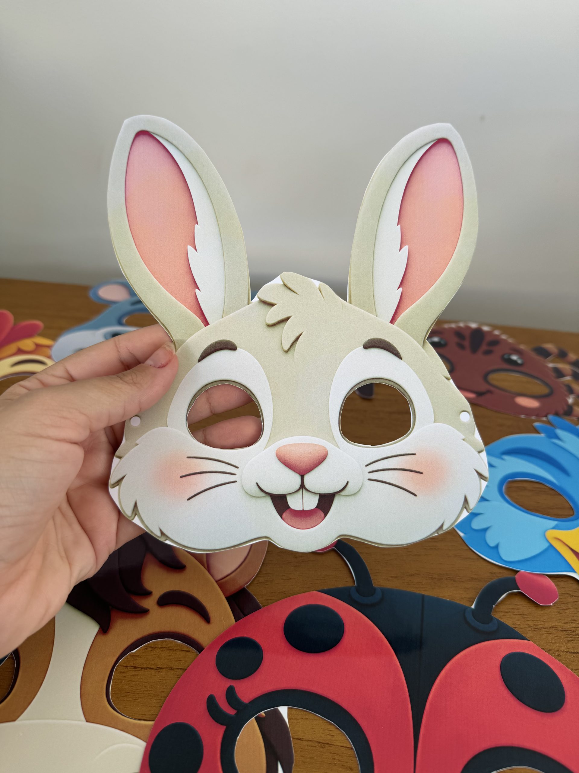 🎭🐾 KIT MÁSCARAS DOS ANIMAIS - Imagem 10