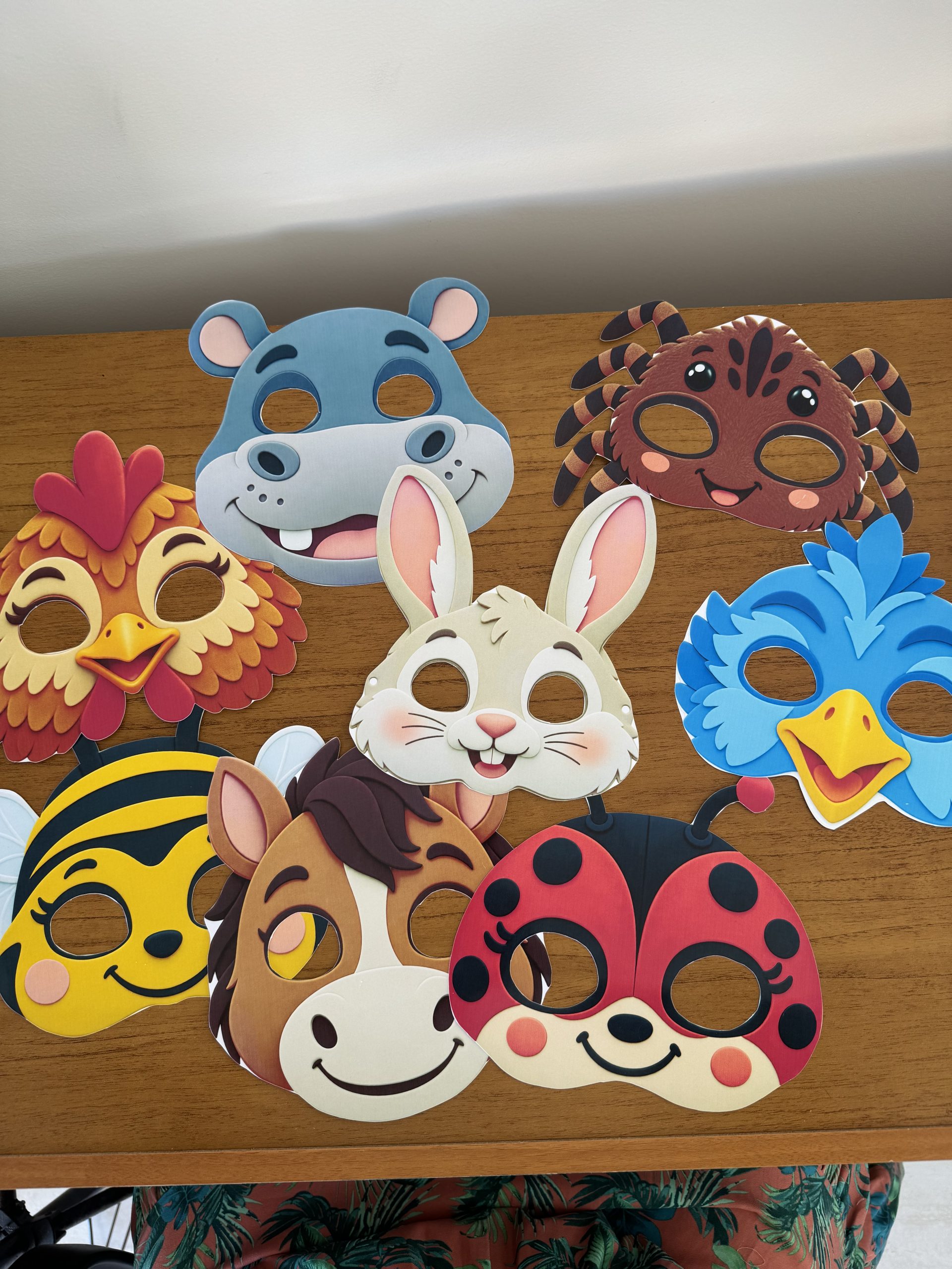 🎭🐾 KIT MÁSCARAS DOS ANIMAIS - Imagem 12