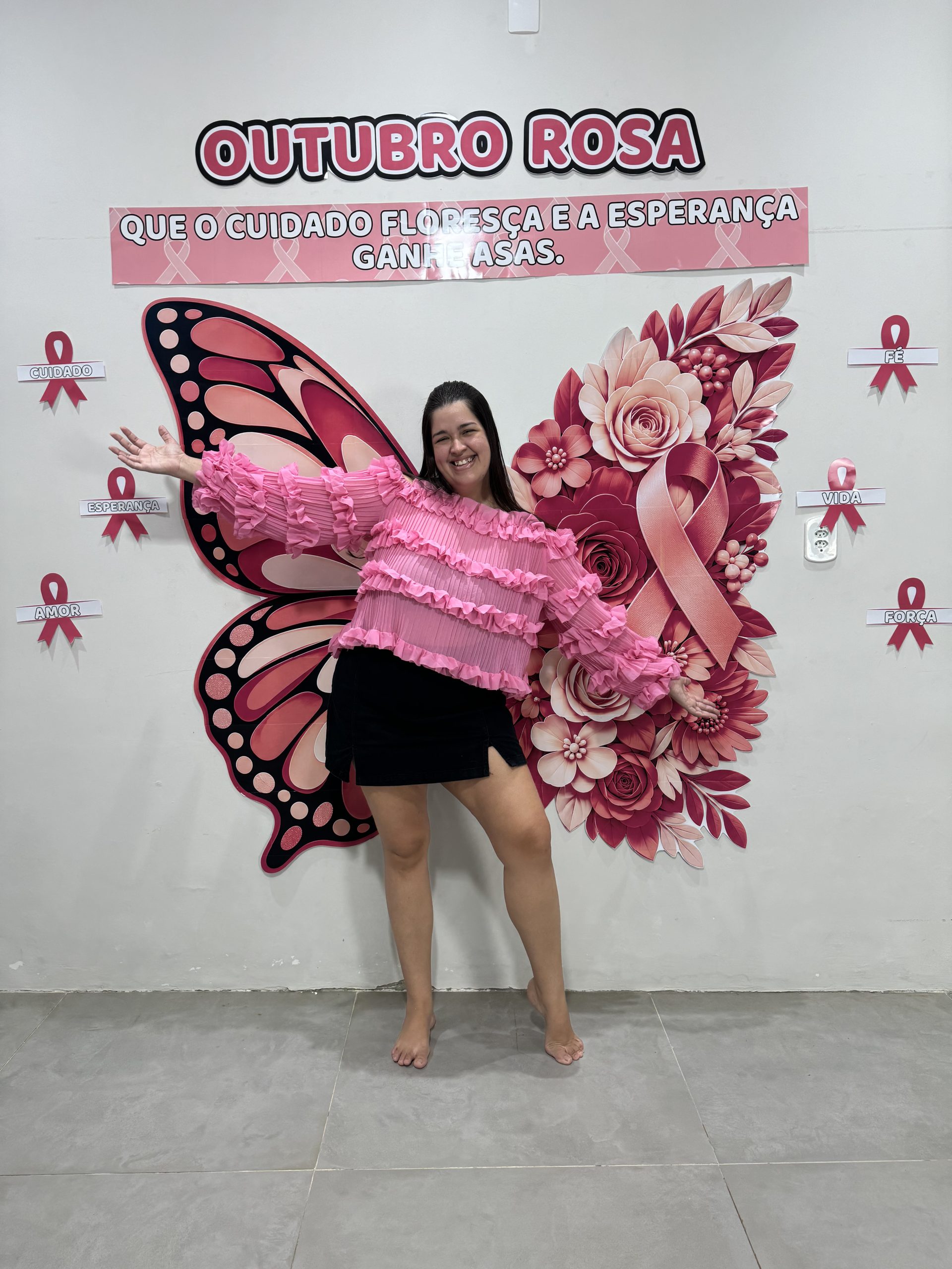🎀 Painel Outubro Rosa — Cuidado que Floresce - Imagem 6