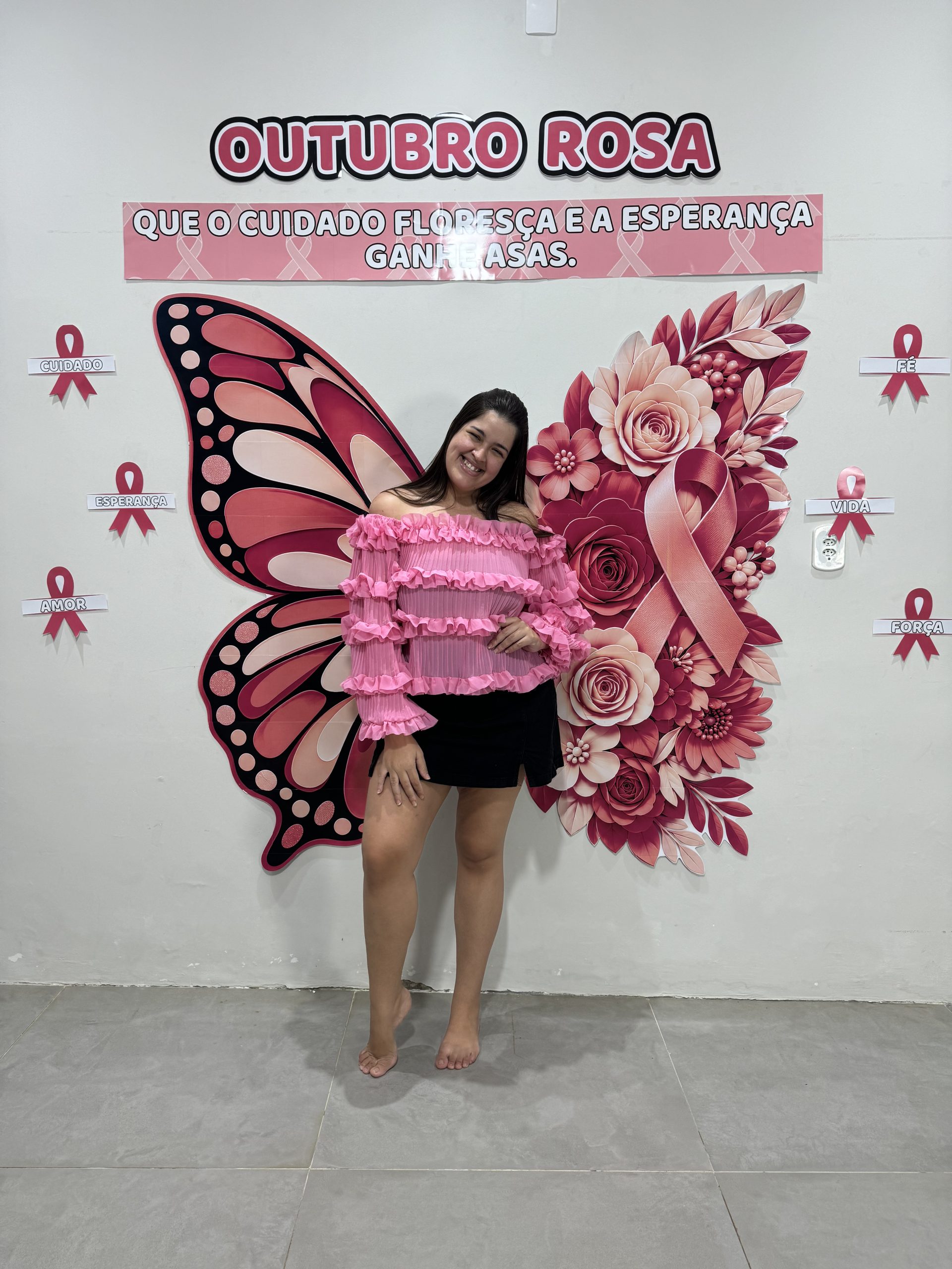 🎀 Painel Outubro Rosa — Cuidado que Floresce - Imagem 17