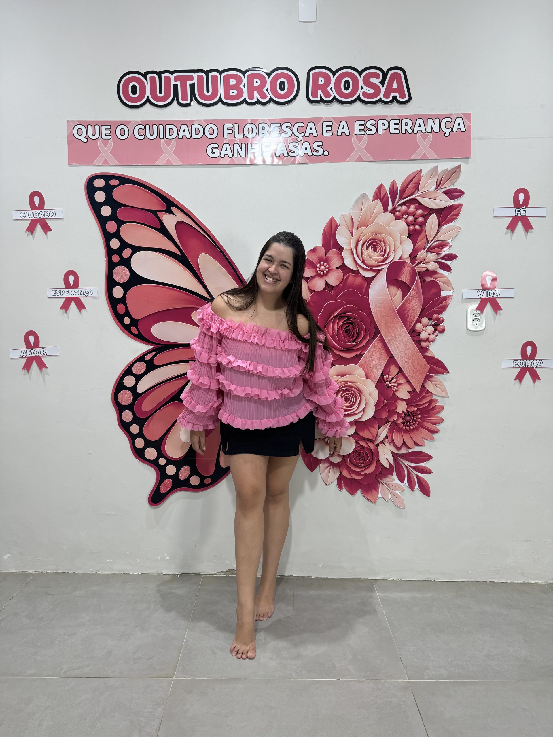 🎀 Painel Outubro Rosa — Cuidado que Floresce - Imagem 13