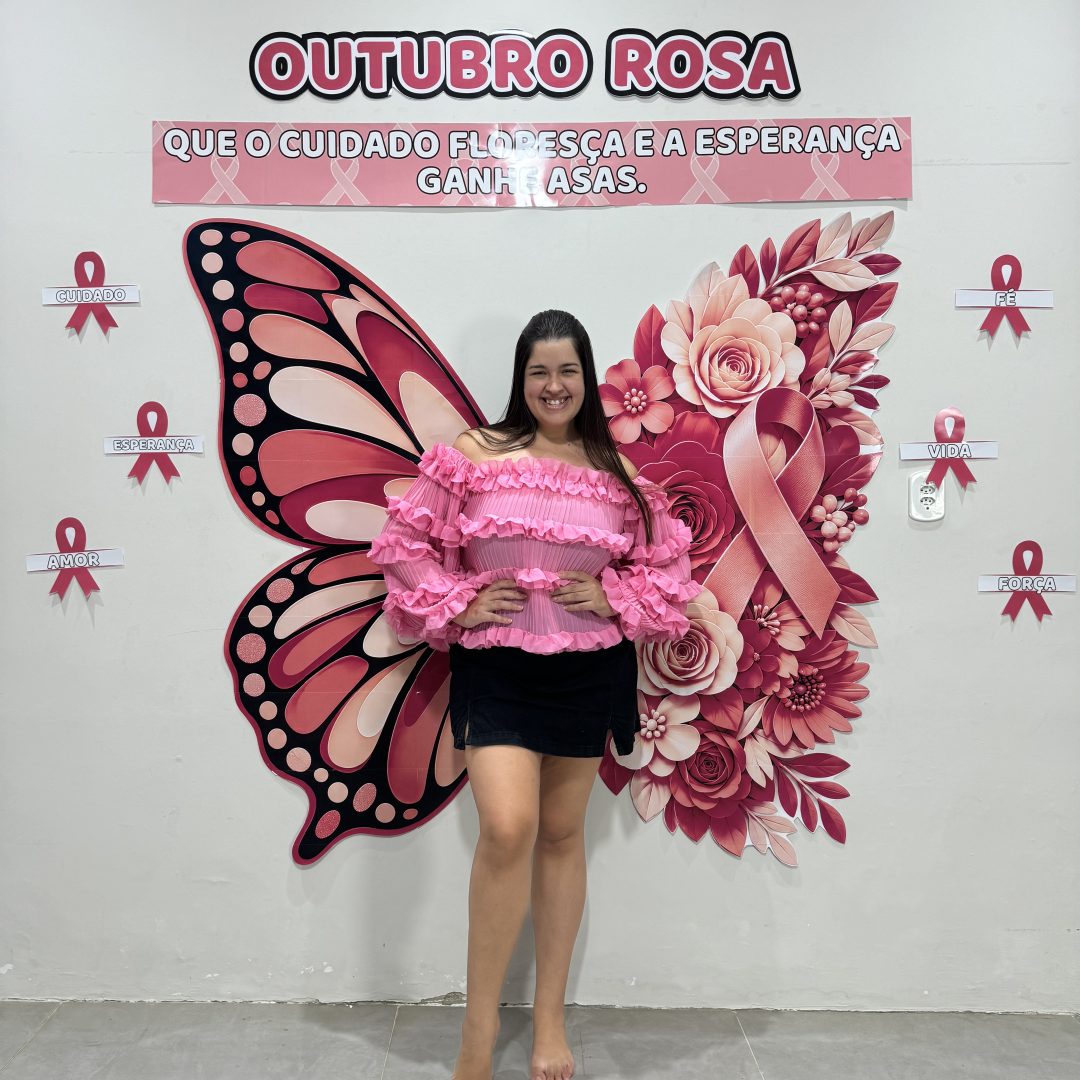 🎀 Painel Outubro Rosa — Cuidado que Floresce