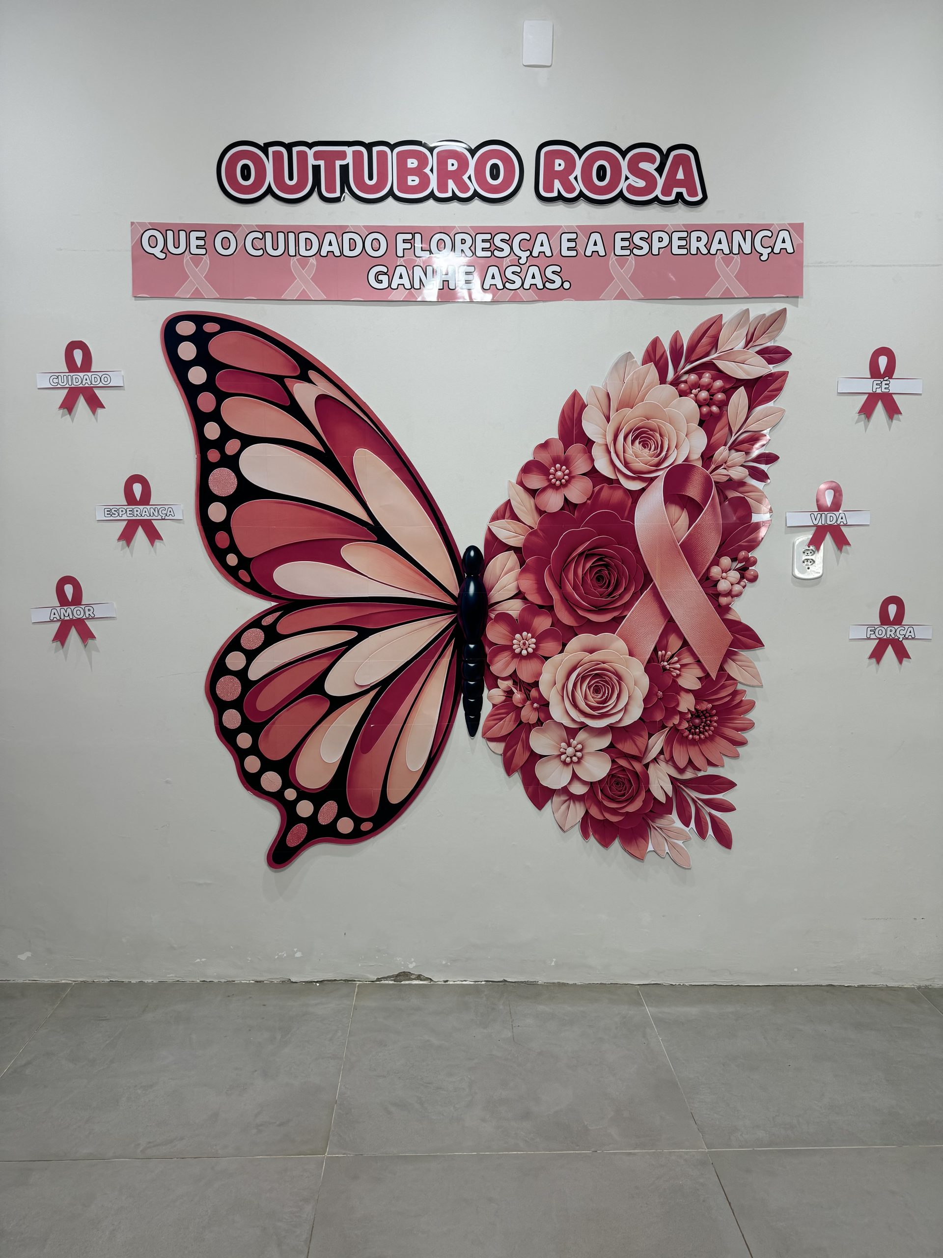 🎀 Painel Outubro Rosa — Cuidado que Floresce - Imagem 7