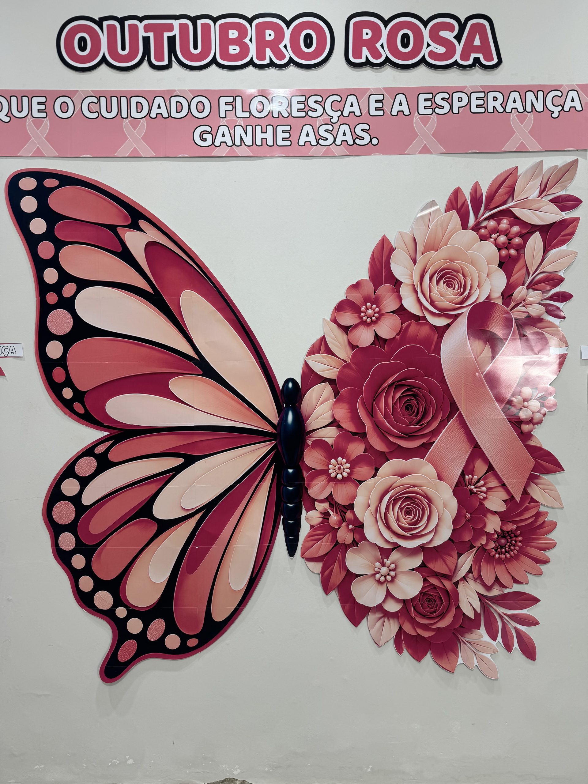 🎀 Painel Outubro Rosa — Cuidado que Floresce - Imagem 8