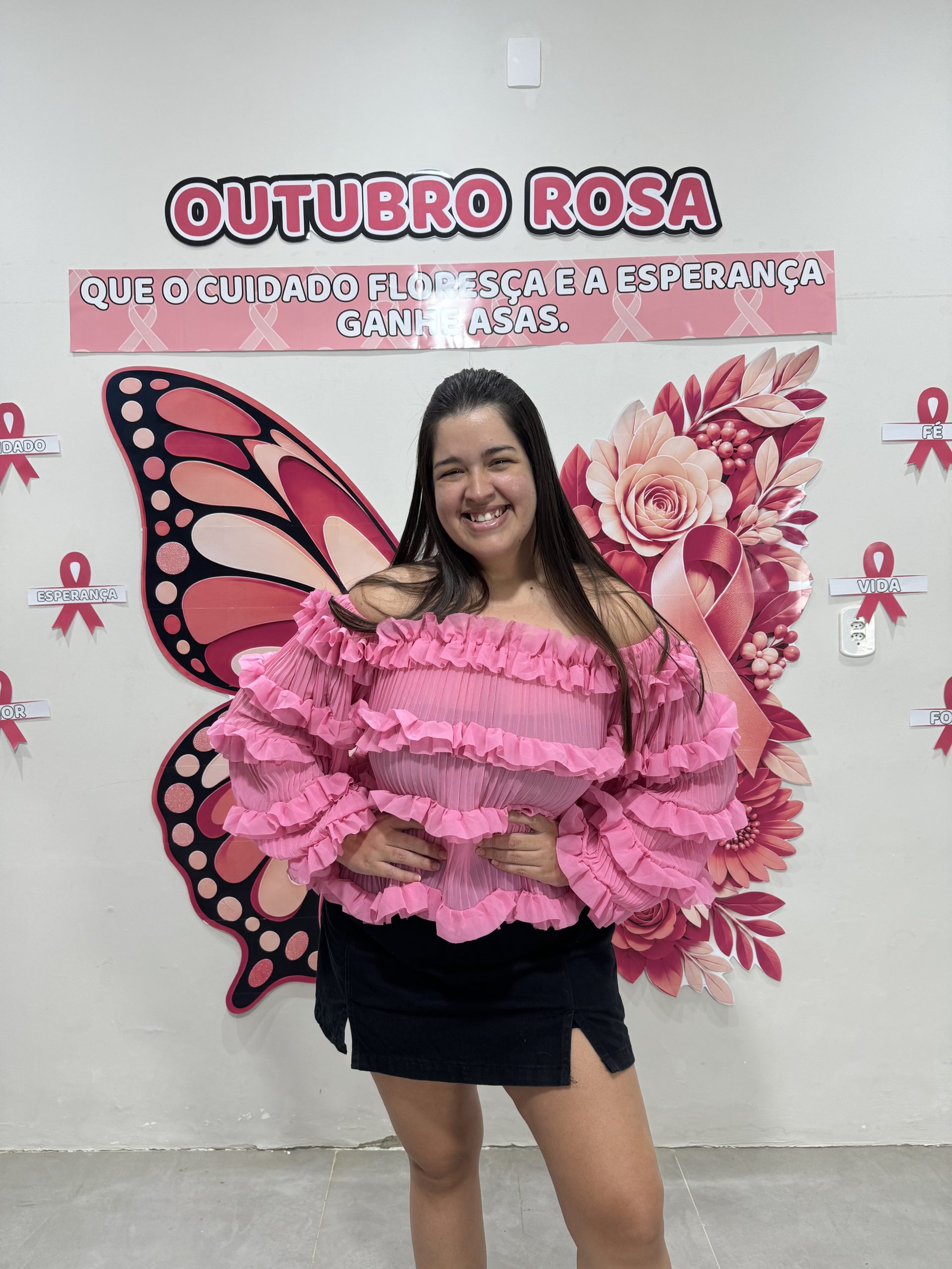 🎀 Painel Outubro Rosa — Cuidado que Floresce - Imagem 4
