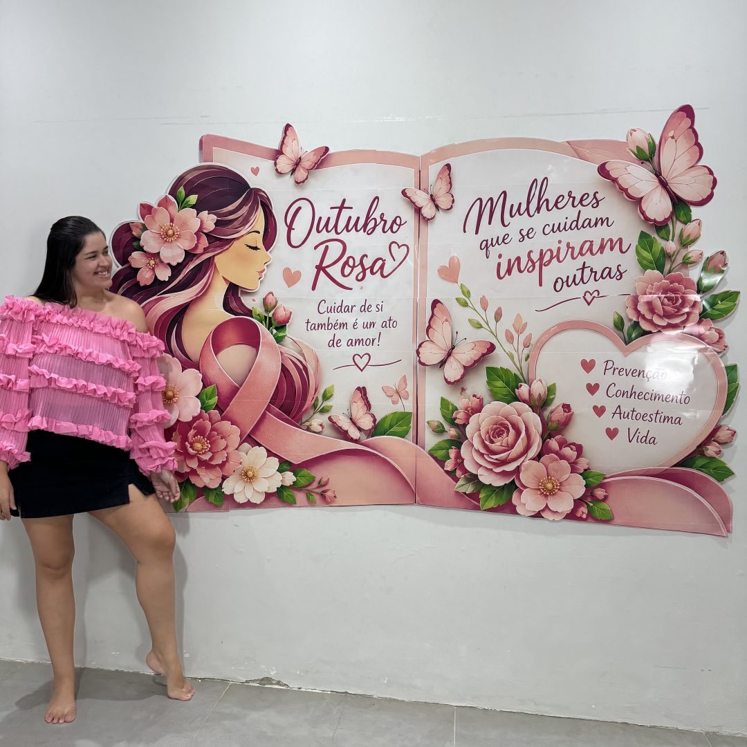 🎀 Painel Outubro Rosa — Mulheres que Inspiram e se Cuidam