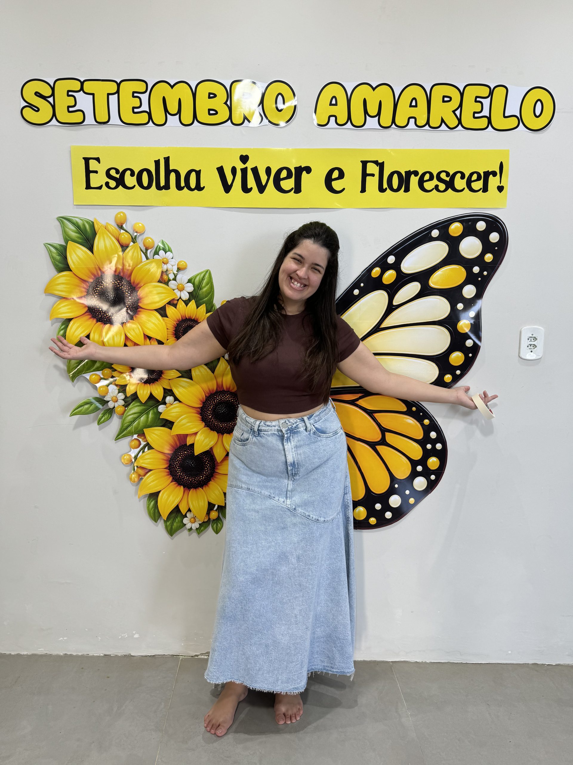 🌻🦋 PAINEL SETEMBRO AMARELO – ASAS DO FLORESCER - Imagem 13