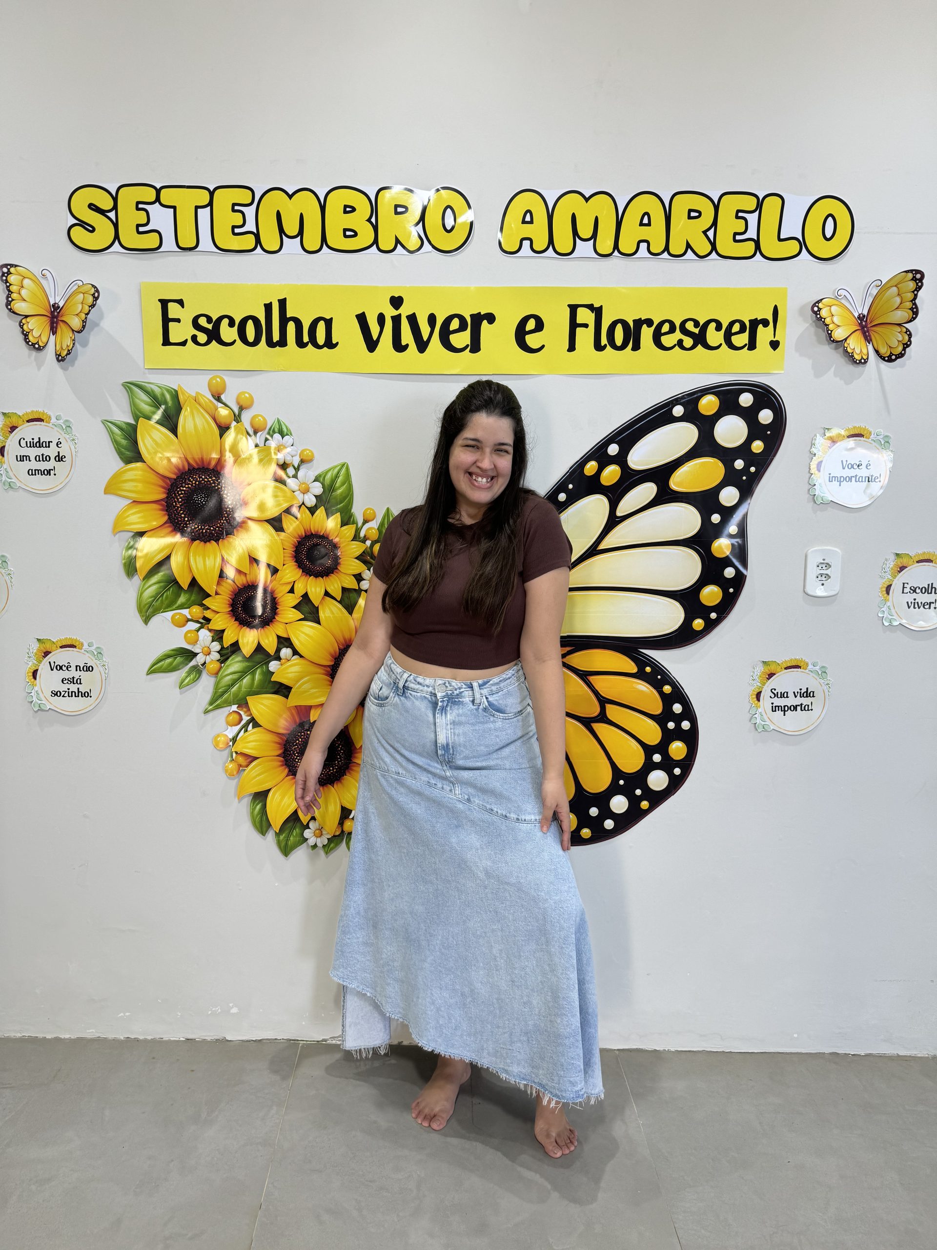 🌻🦋 PAINEL SETEMBRO AMARELO – ASAS DO FLORESCER