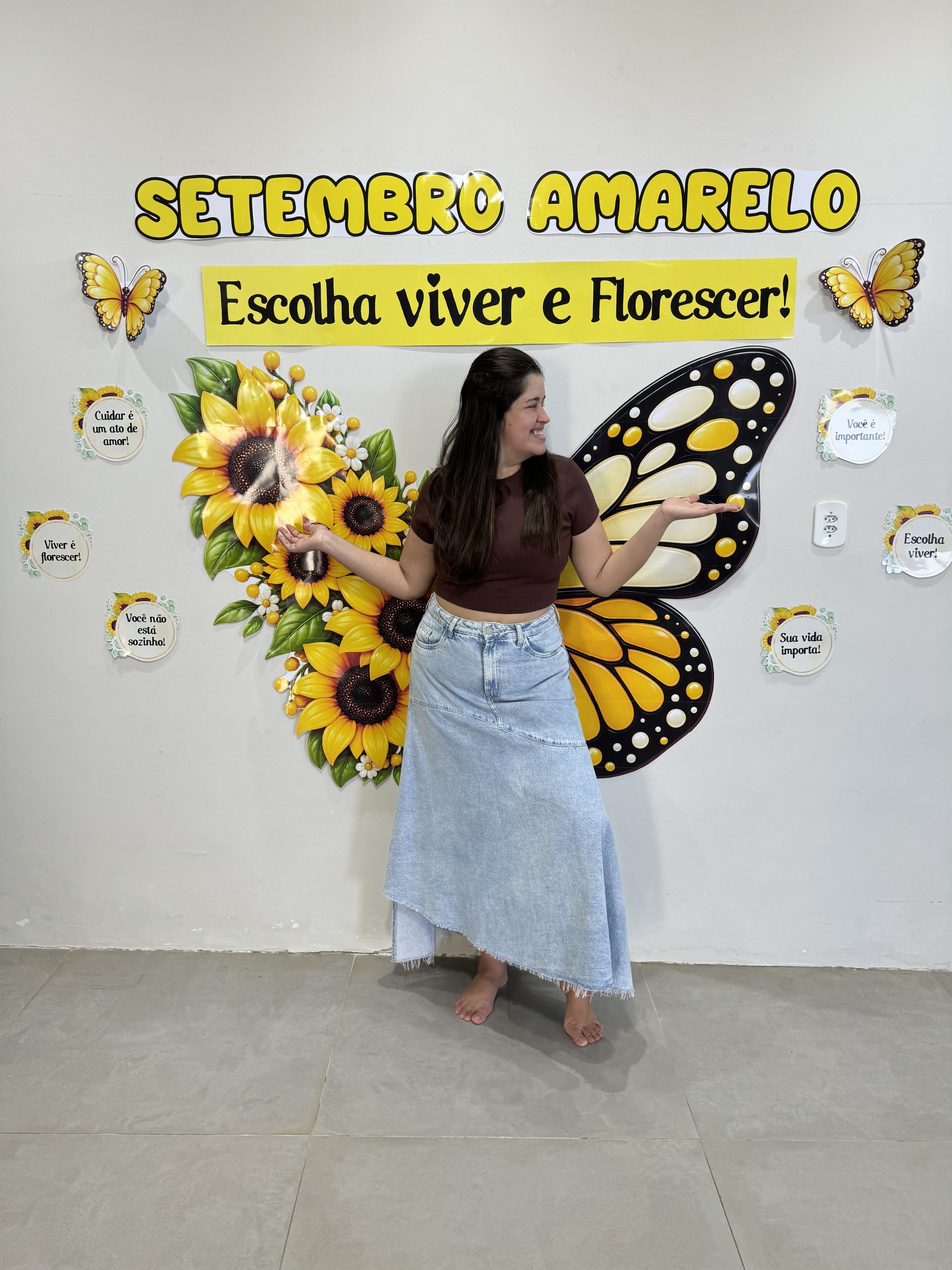🌻🦋 PAINEL SETEMBRO AMARELO – ASAS DO FLORESCER - Imagem 4