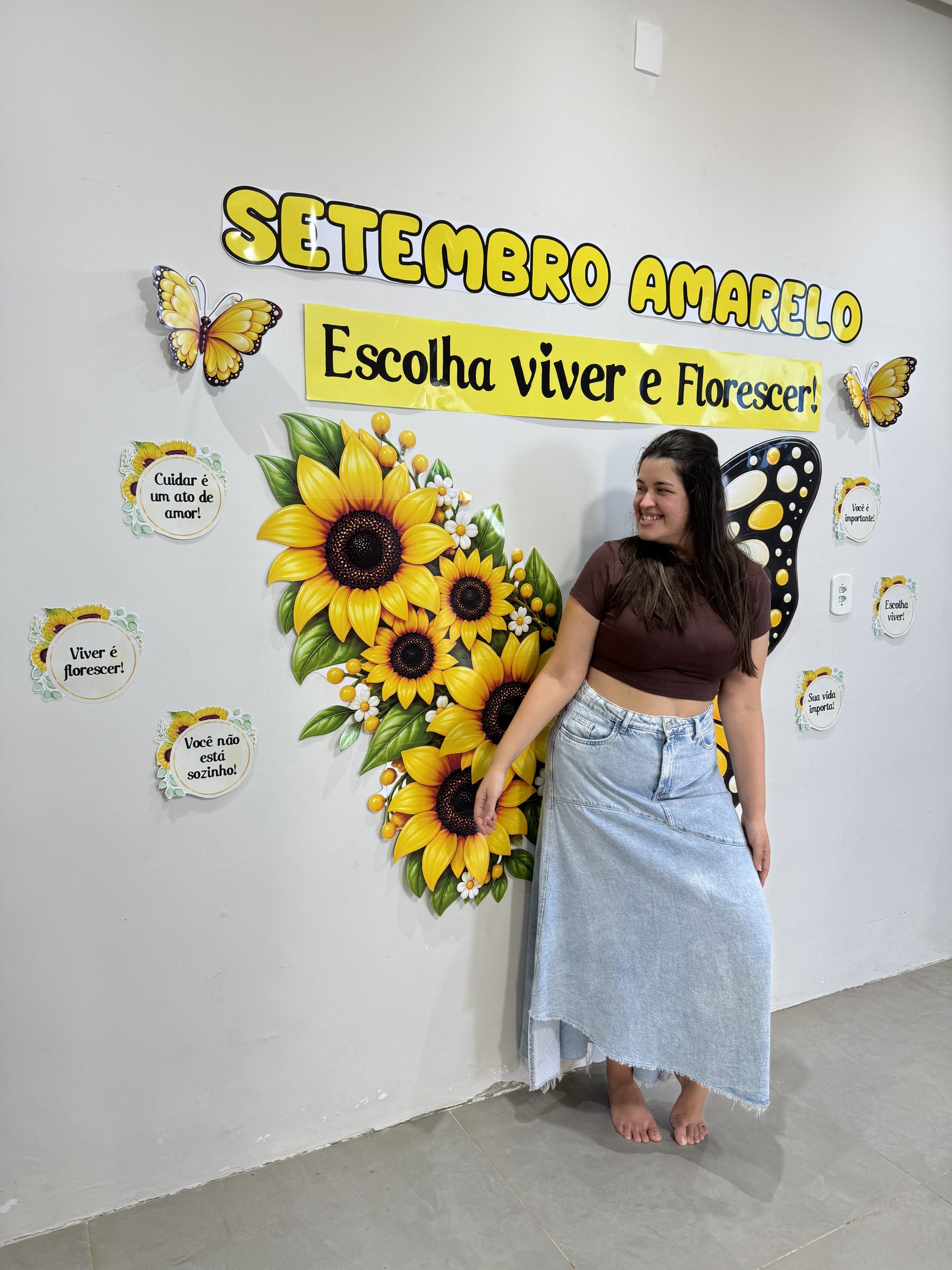 🌻🦋 PAINEL SETEMBRO AMARELO – ASAS DO FLORESCER - Imagem 3