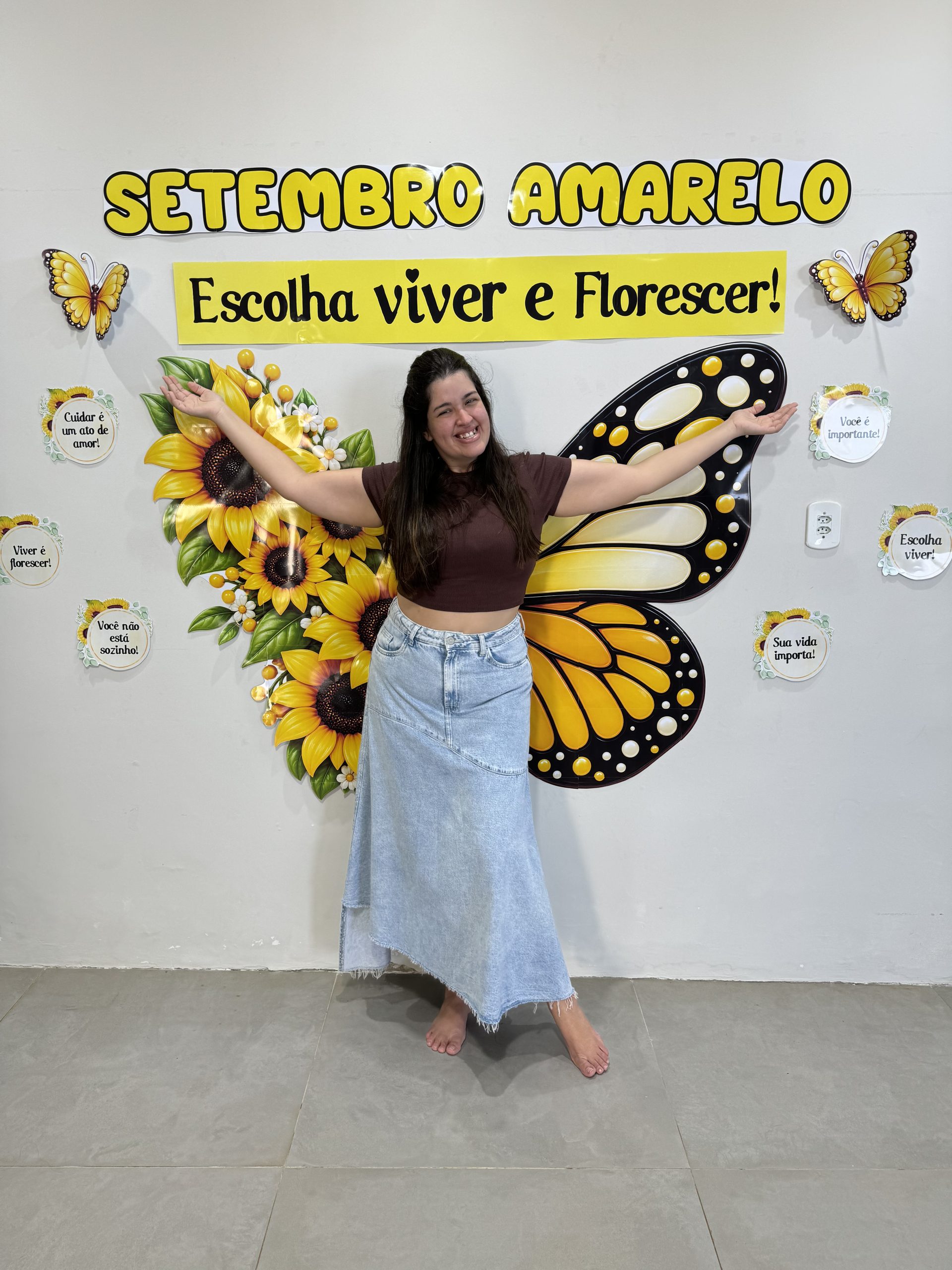 🌻🦋 PAINEL SETEMBRO AMARELO – ASAS DO FLORESCER - Imagem 5