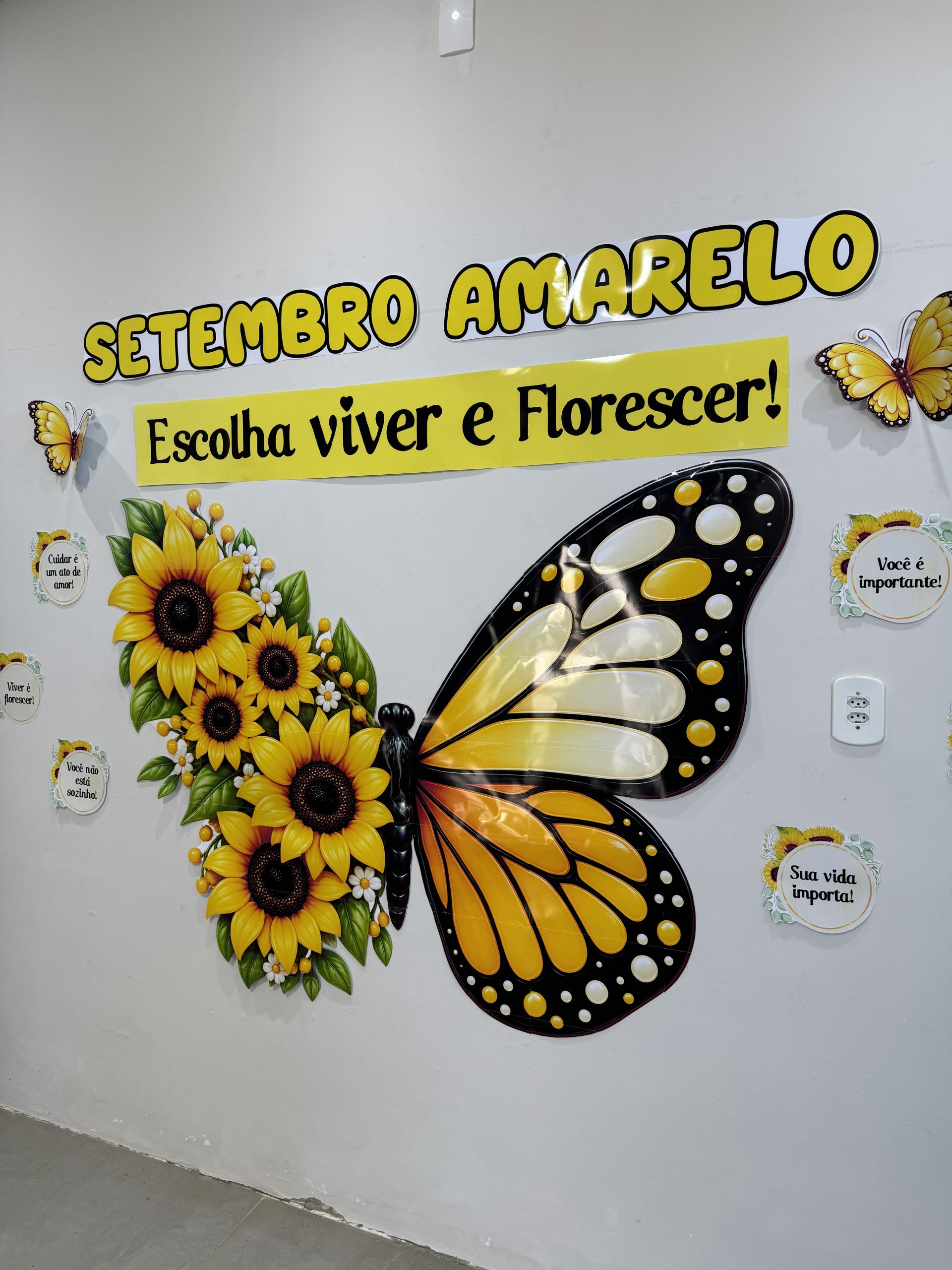 🌻🦋 PAINEL SETEMBRO AMARELO – ASAS DO FLORESCER - Imagem 10