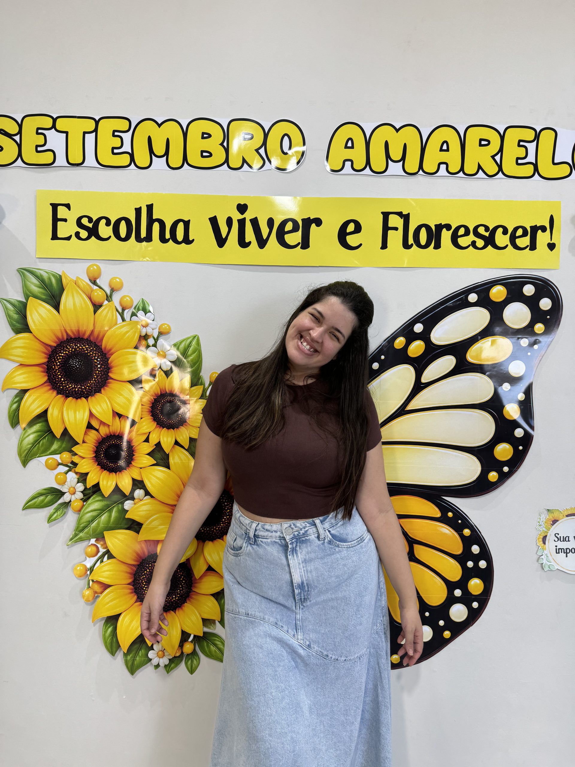 🌻🦋 PAINEL SETEMBRO AMARELO – ASAS DO FLORESCER - Imagem 2