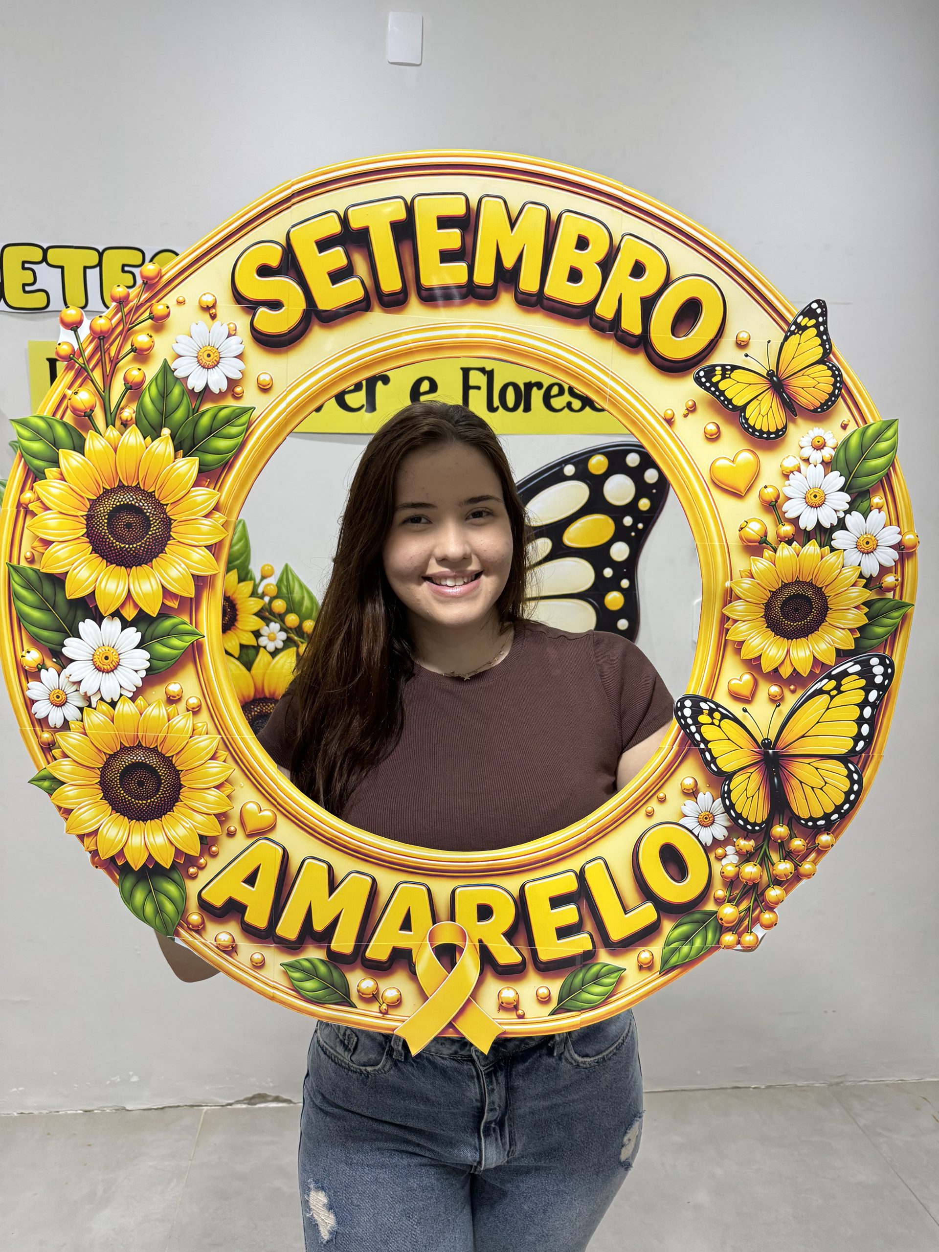 🌻💛 MOLDURA PARA FOTO – SETEMBRO AMARELO