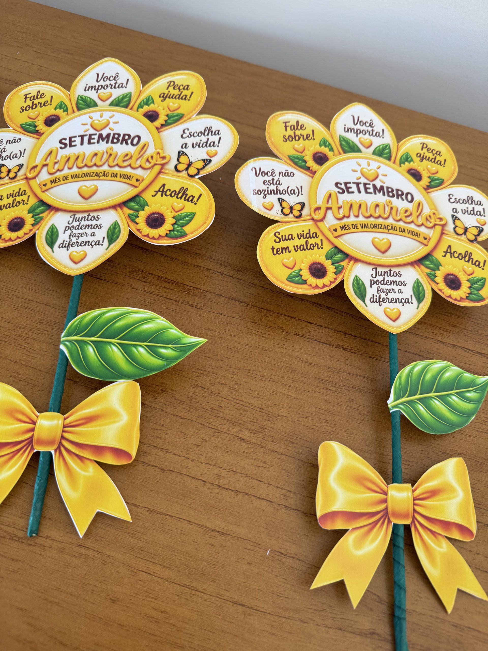🌻💛 LEMBRANCINHA FLOR DA ESPERANÇA – SETEMBRO AMARELO - Imagem 2