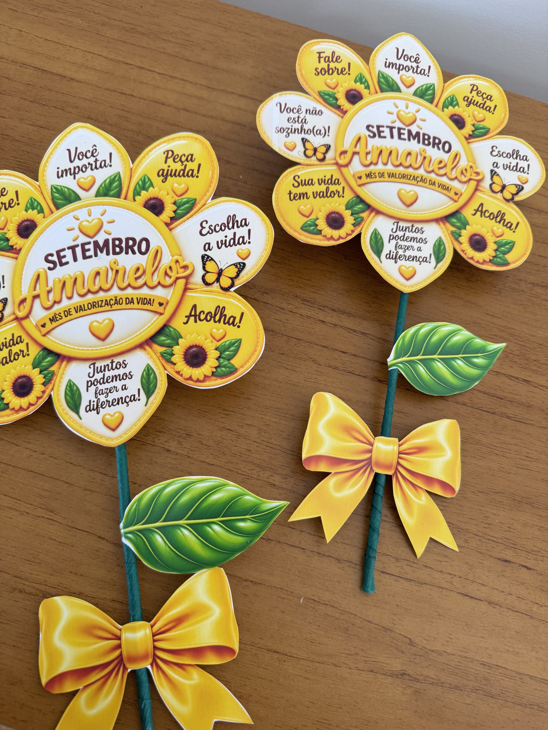 🌻💛 LEMBRANCINHA FLOR DA ESPERANÇA – SETEMBRO AMARELO - Imagem 5