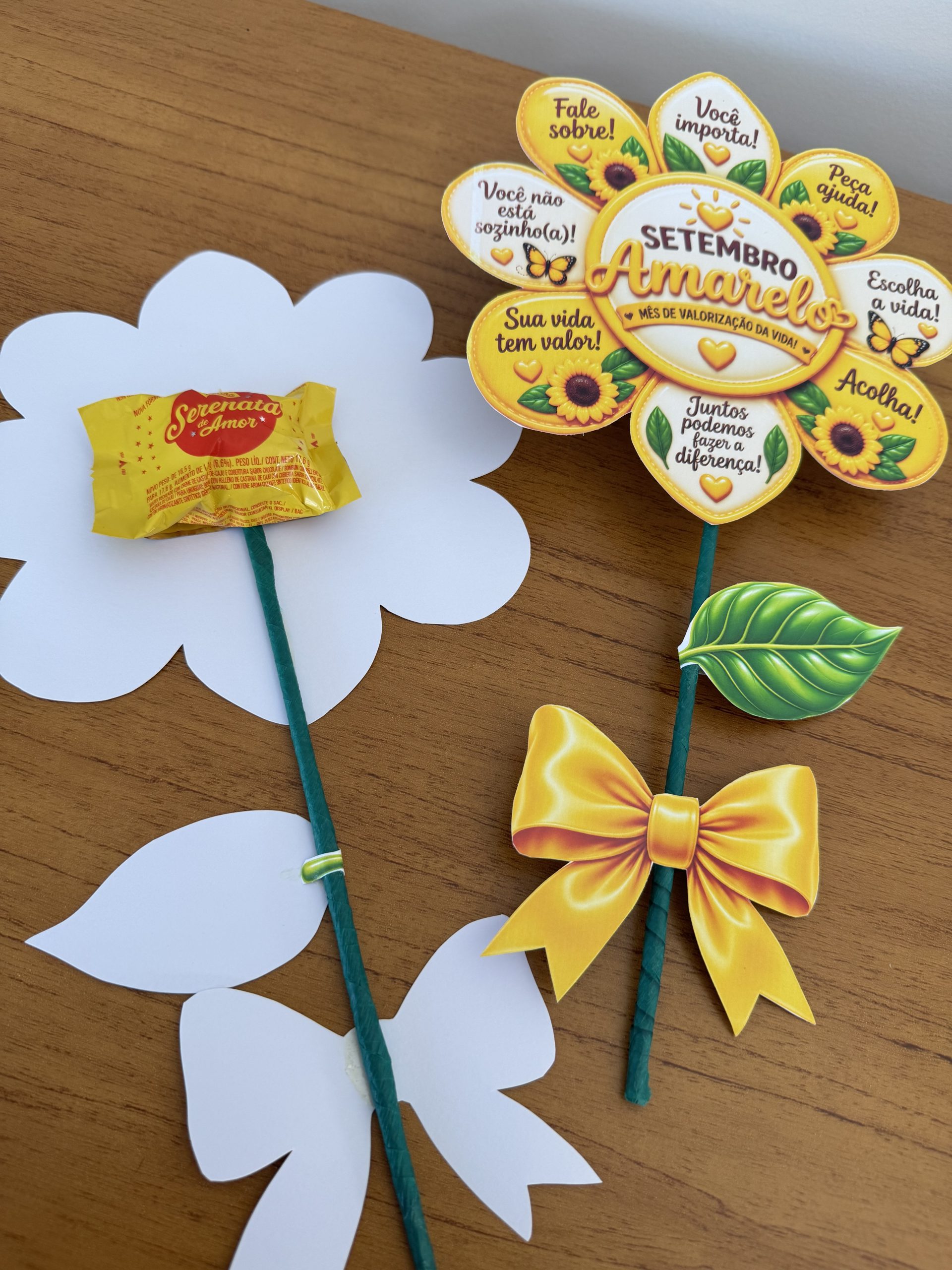 🌻💛 LEMBRANCINHA FLOR DA ESPERANÇA – SETEMBRO AMARELO - Imagem 6
