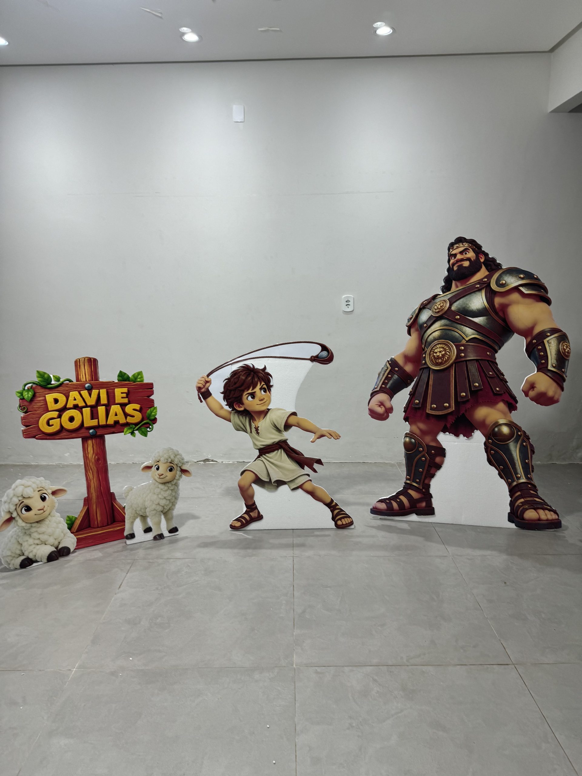 🪨⚔️ CENÁRIO DE HISTÓRIA – DAVI E GOLIAS - Imagem 8