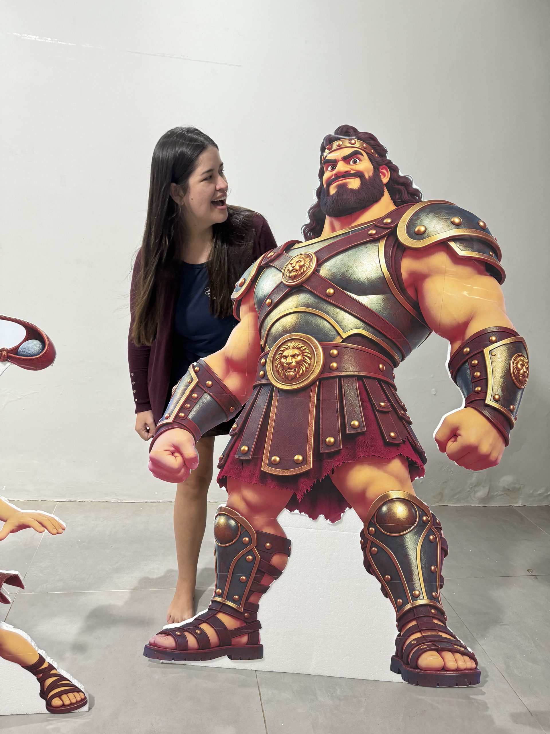 🪨⚔️ CENÁRIO DE HISTÓRIA – DAVI E GOLIAS - Imagem 3