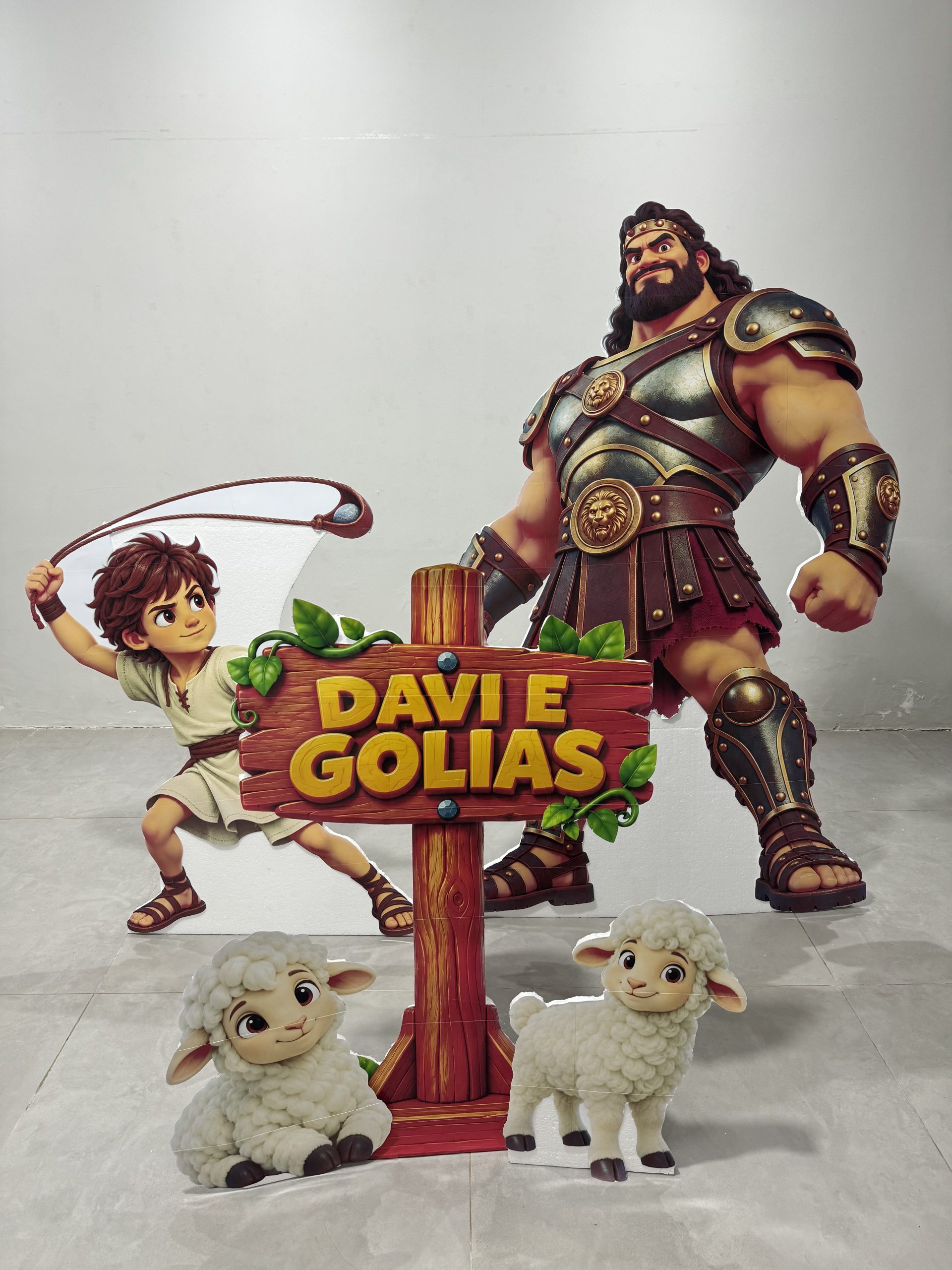 🪨⚔️ CENÁRIO DE HISTÓRIA – DAVI E GOLIAS - Imagem 14