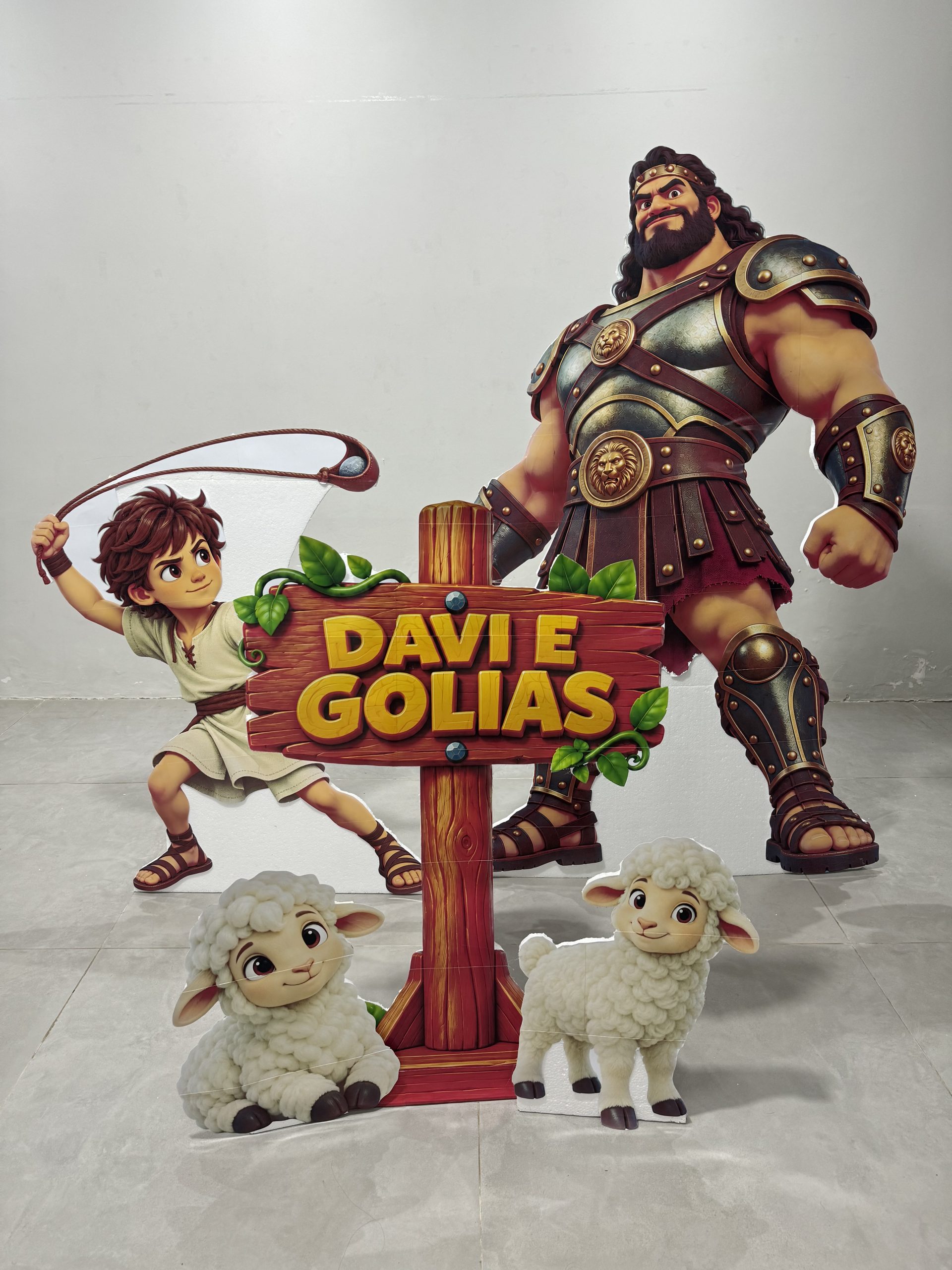 🪨⚔️ CENÁRIO DE HISTÓRIA – DAVI E GOLIAS - Imagem 18