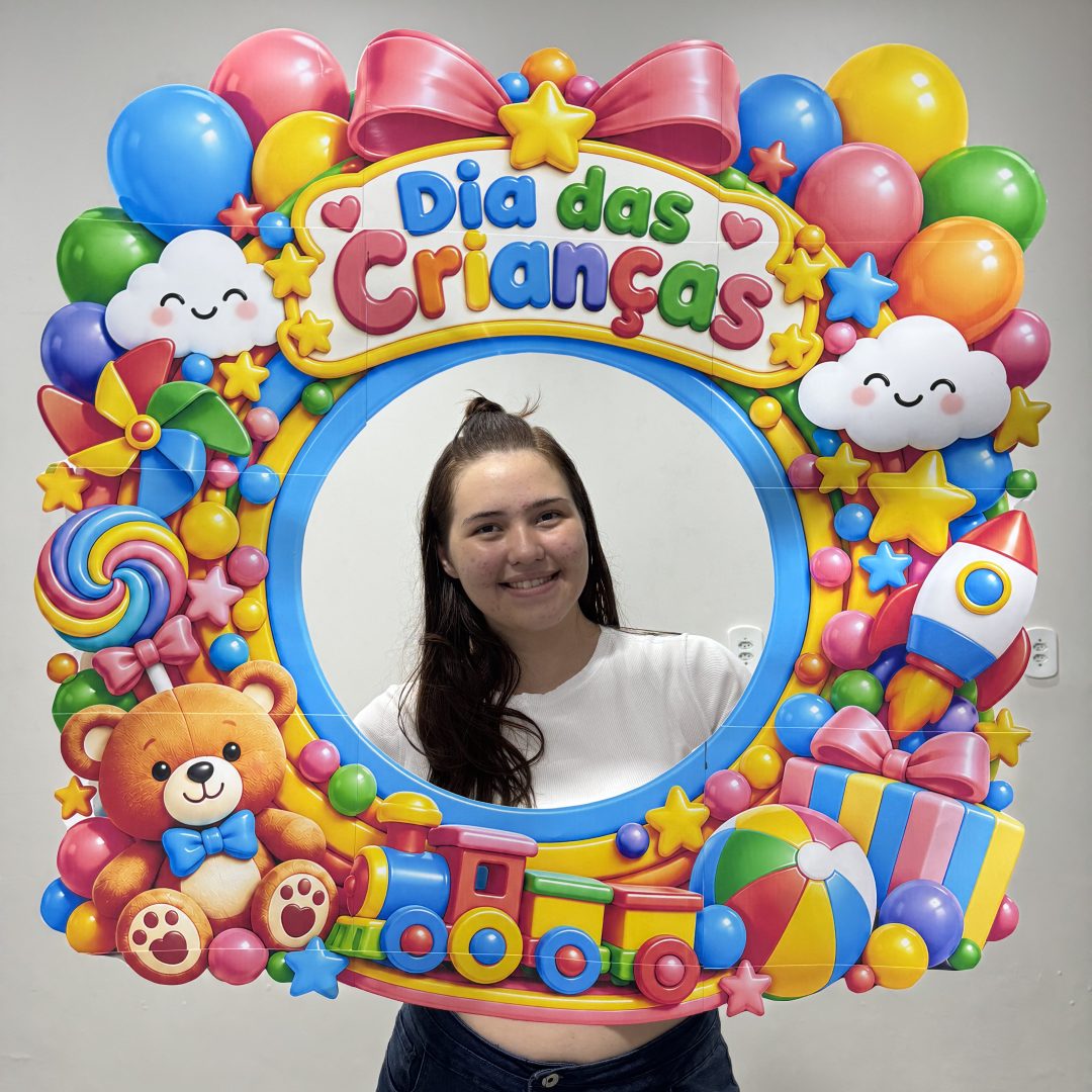 📸✨ Moldura para Foto Mundo da Criança