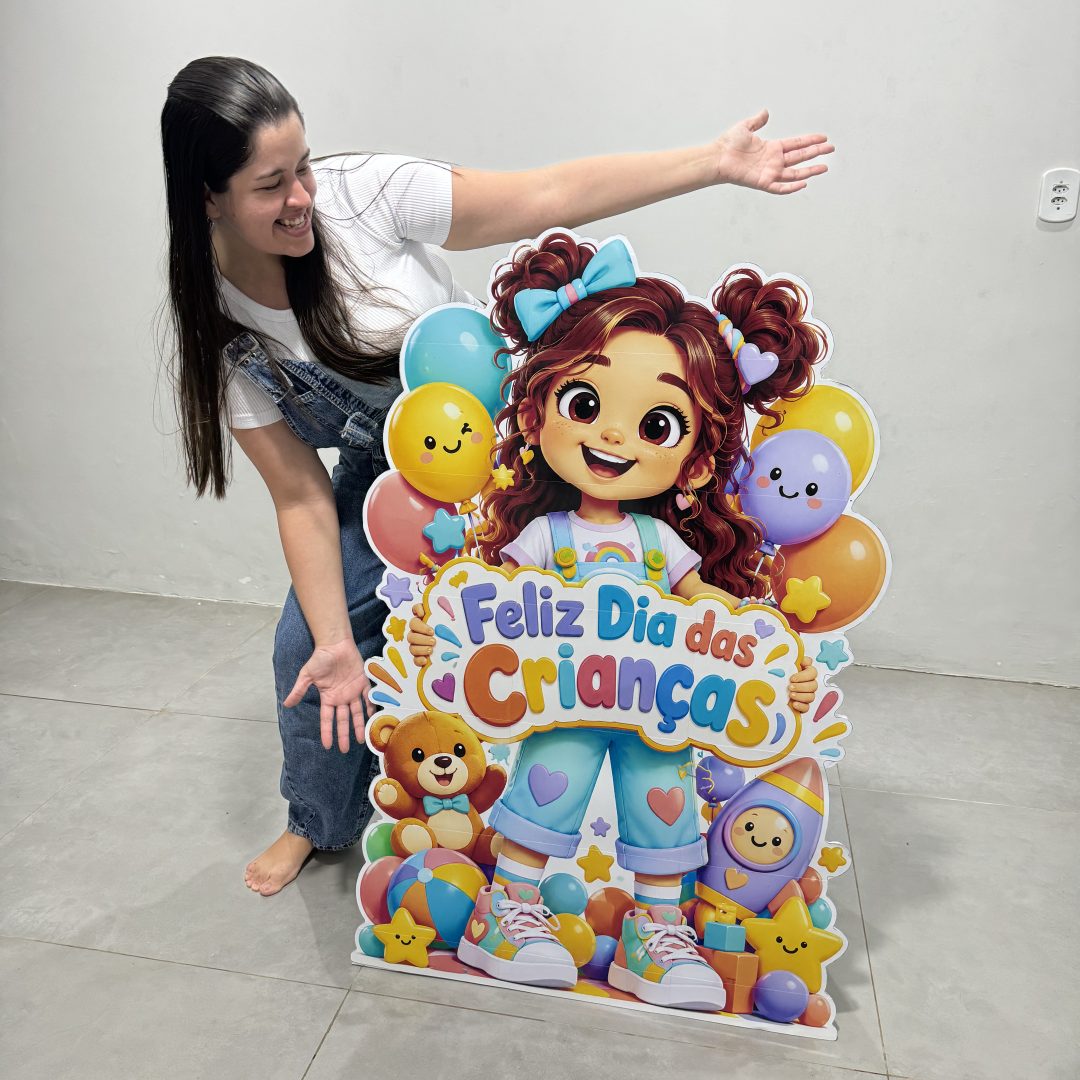 🌈✨ Mascote Dia das Crianças