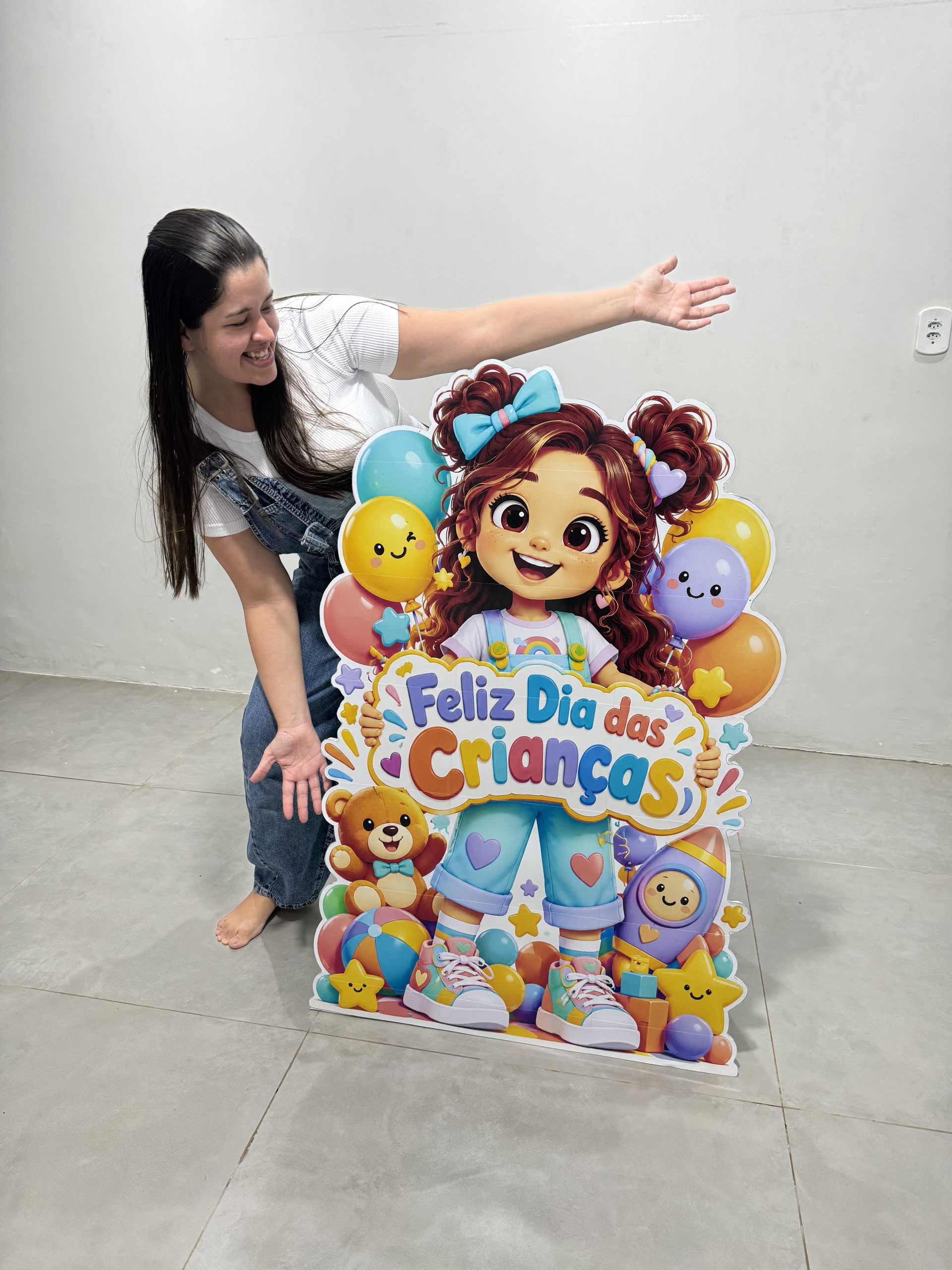 🌈✨ Mascote Dia das Crianças