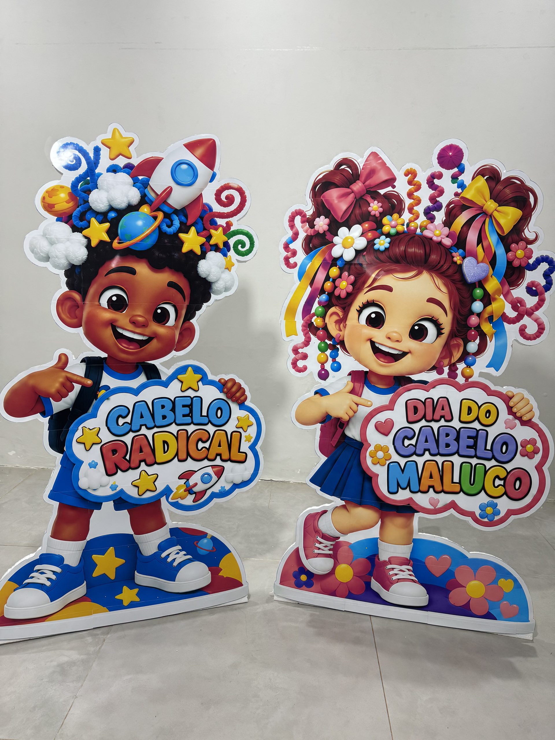 🤪🎉 Mascotes Dia do Cabelo Maluco - Imagem 8