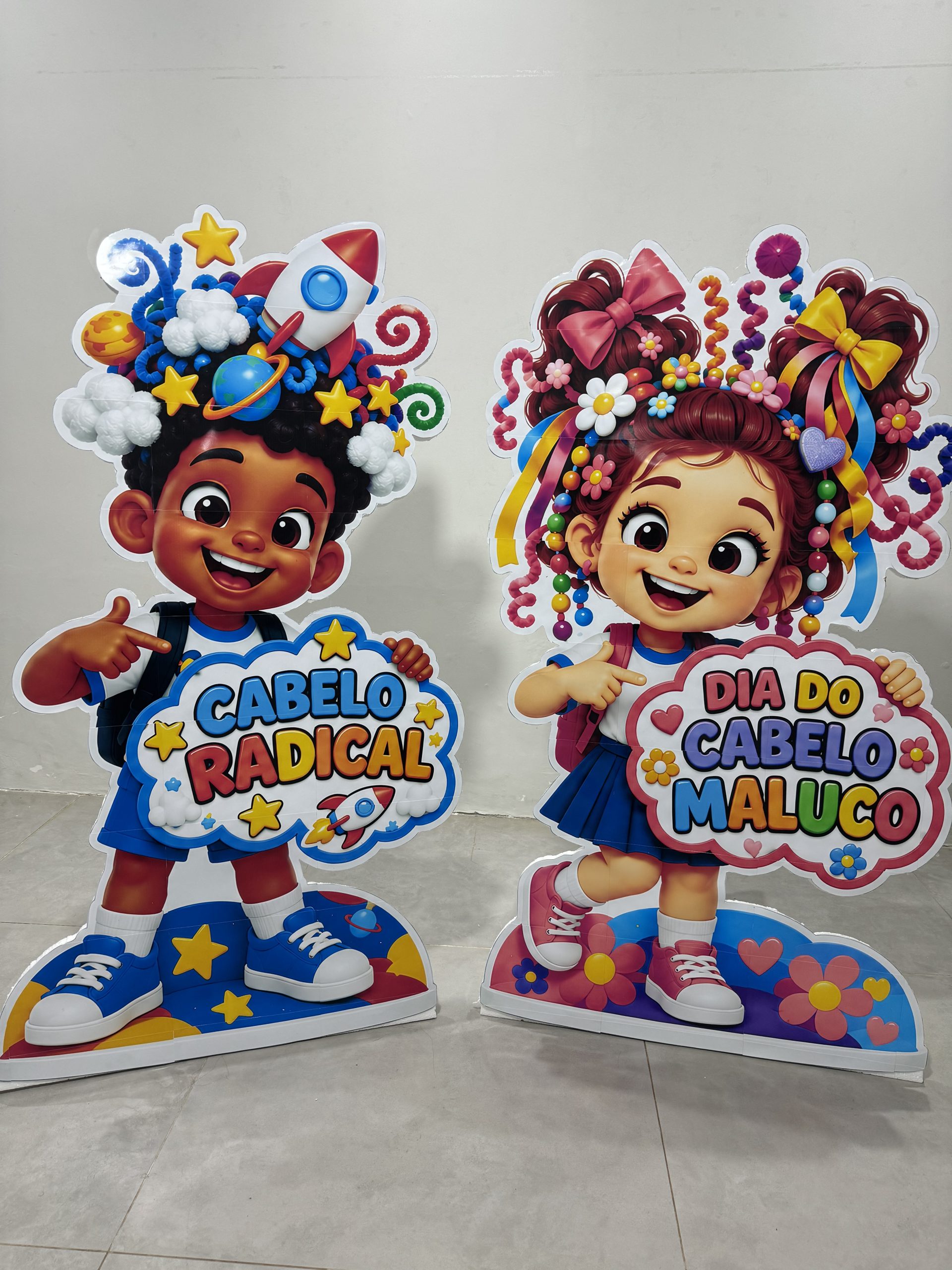 🤪🎉 Mascotes Dia do Cabelo Maluco - Imagem 9