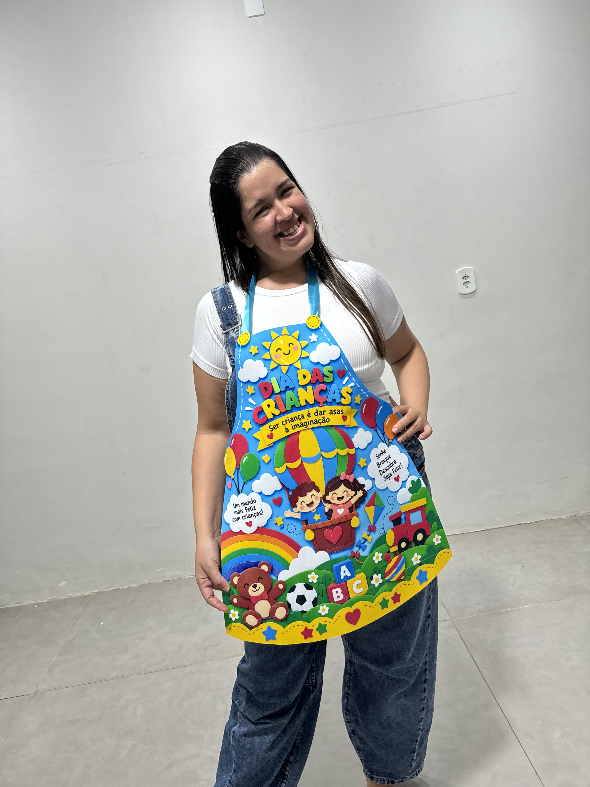 🌈✨ Avental Dia das Crianças