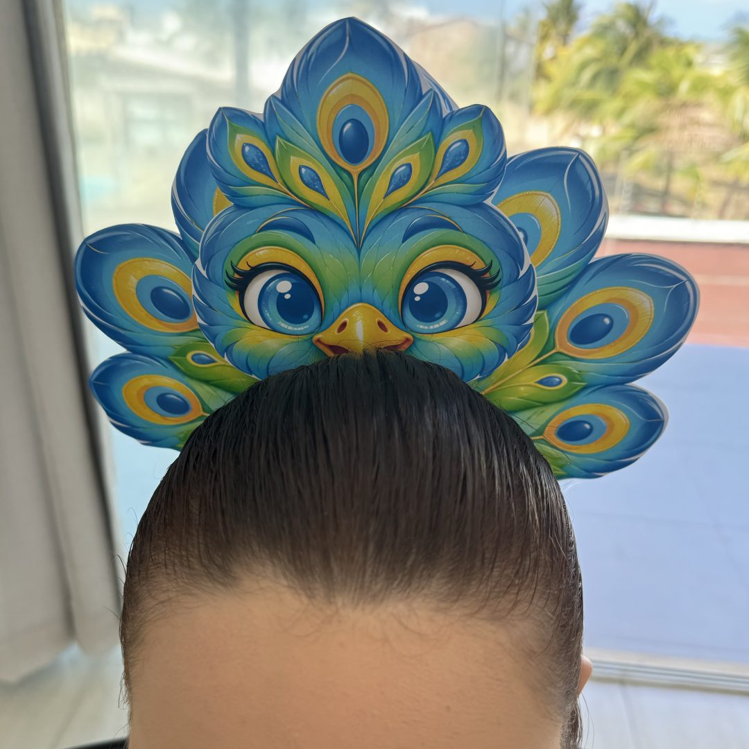 🦚✨ Cabelo Maluco — Pavão